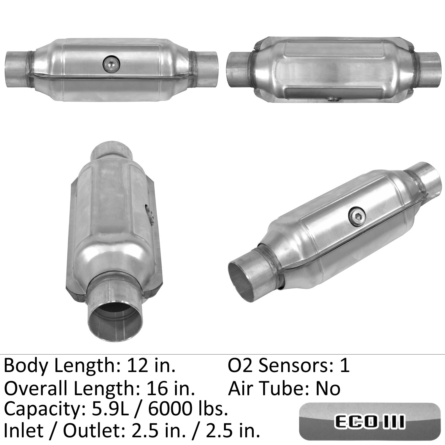 Federal / EPA Catalytic Converter - Universal