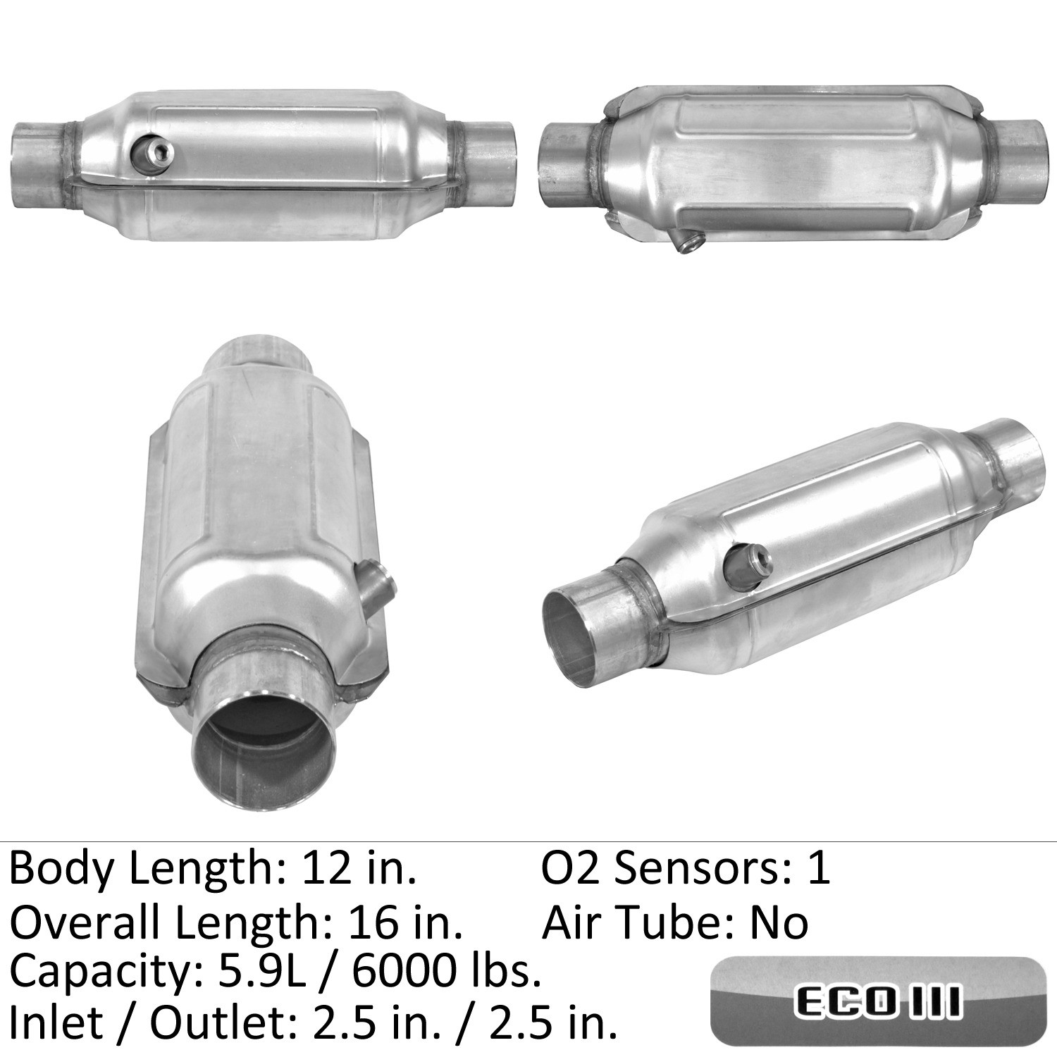 Federal / EPA Catalytic Converter - Universal