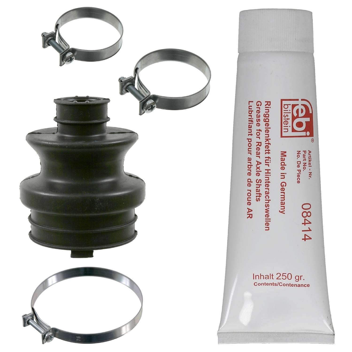 CV Boot Kit with fastening clamps