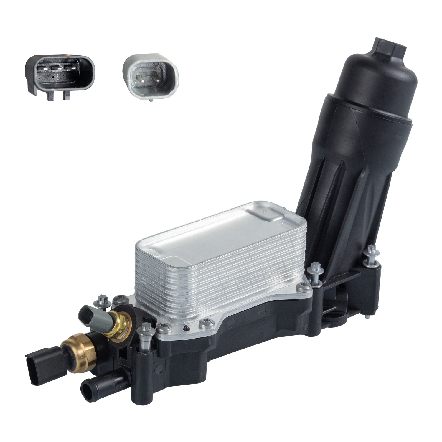Oil Filter Housing with oil filter and oil cooler
