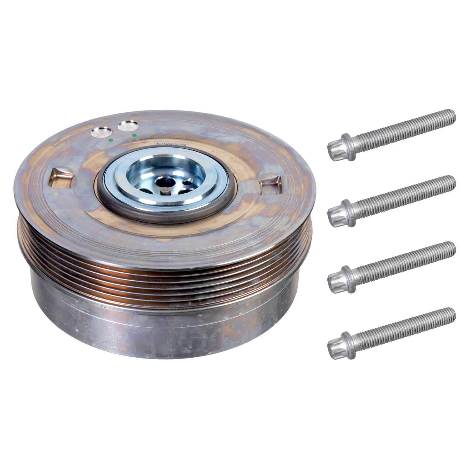 TVD Pulley for crankshaft, with bolts