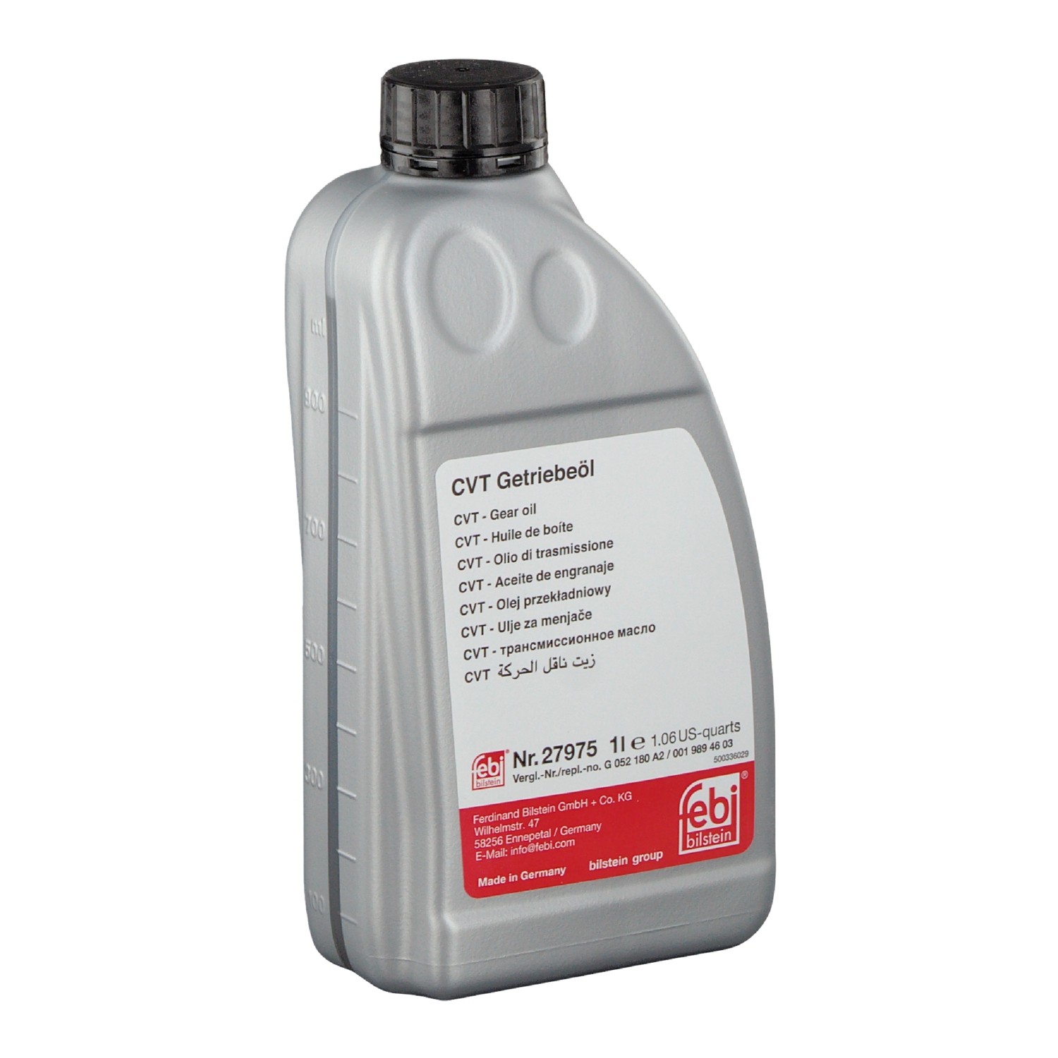 Automatic Transmission Fluid (ATF) for CVT gearbox