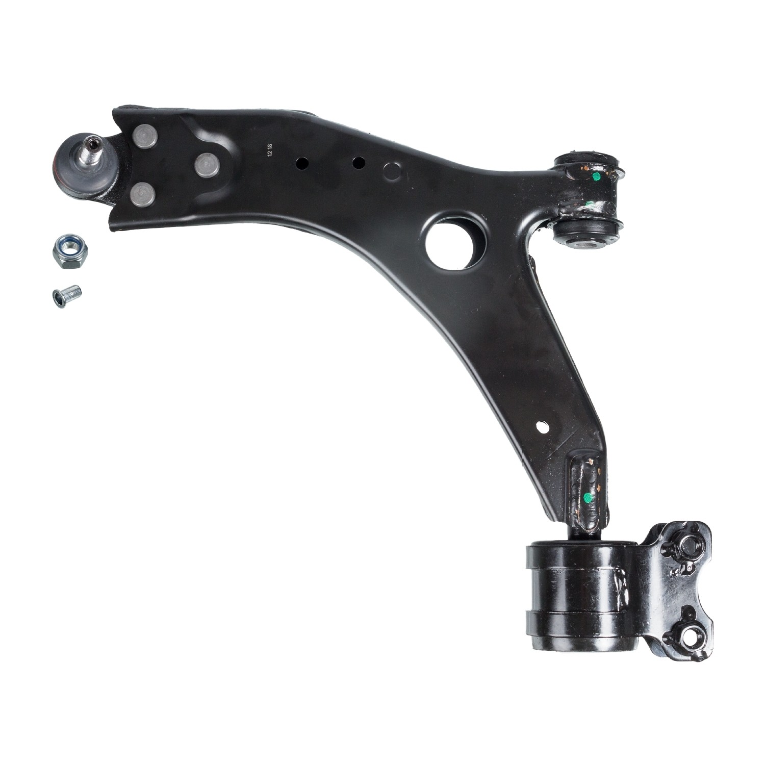 Control Arm with bushes, joint, bracket and lock nut