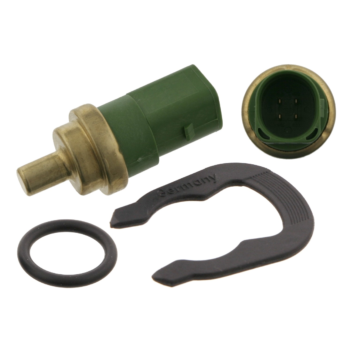 Coolant Temperature Sensor with seal and retaining spring