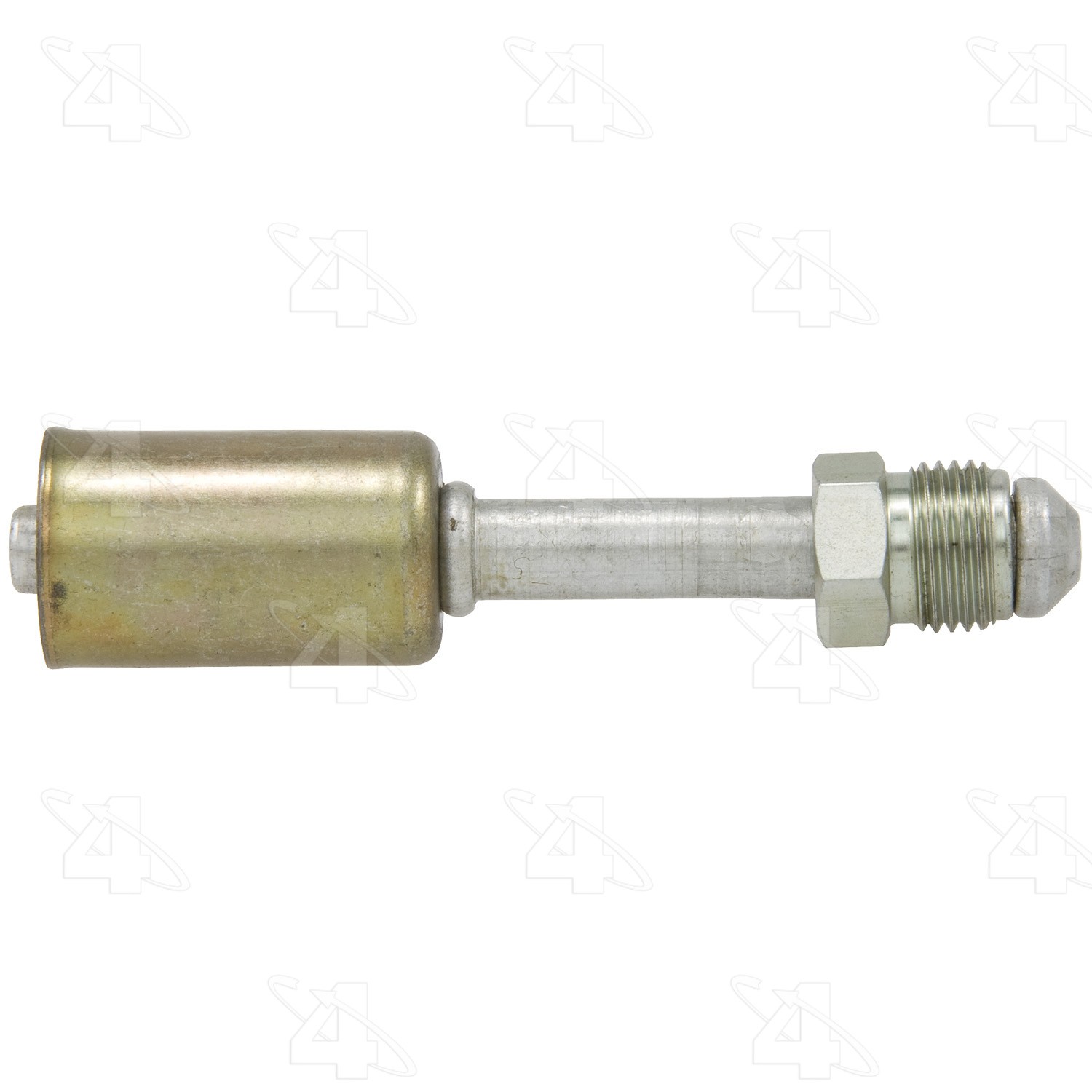 Straight Male Flare, Aluminum, Standard Diameter Beadlock, A/C Fitting