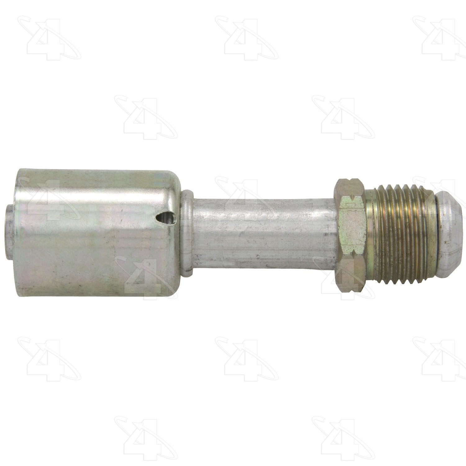 Straight Male Flare, Aluminum, Standard Diameter Beadlock, A/C Fitting
