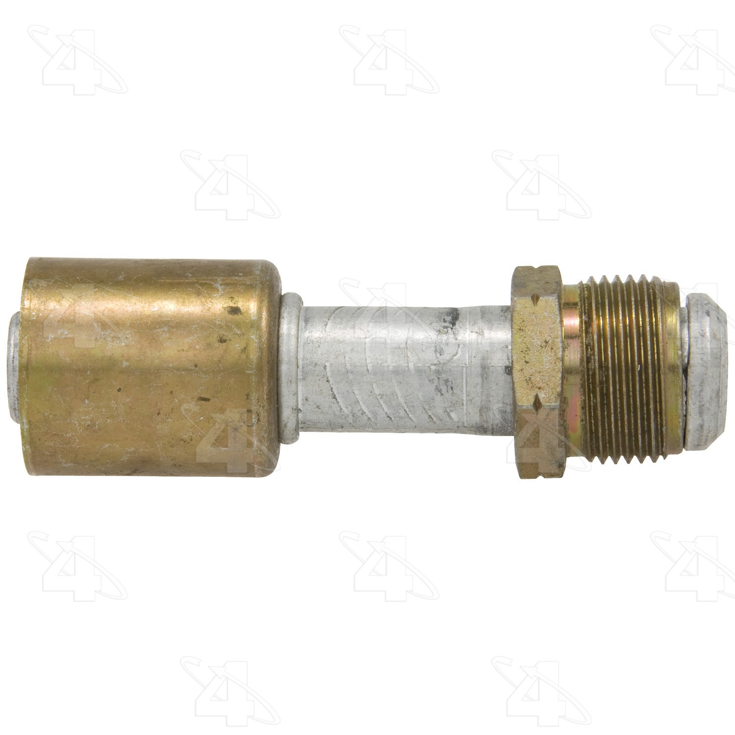 Straight Male Flare, Aluminum, Standard Diameter Beadlock, A/C Fitting