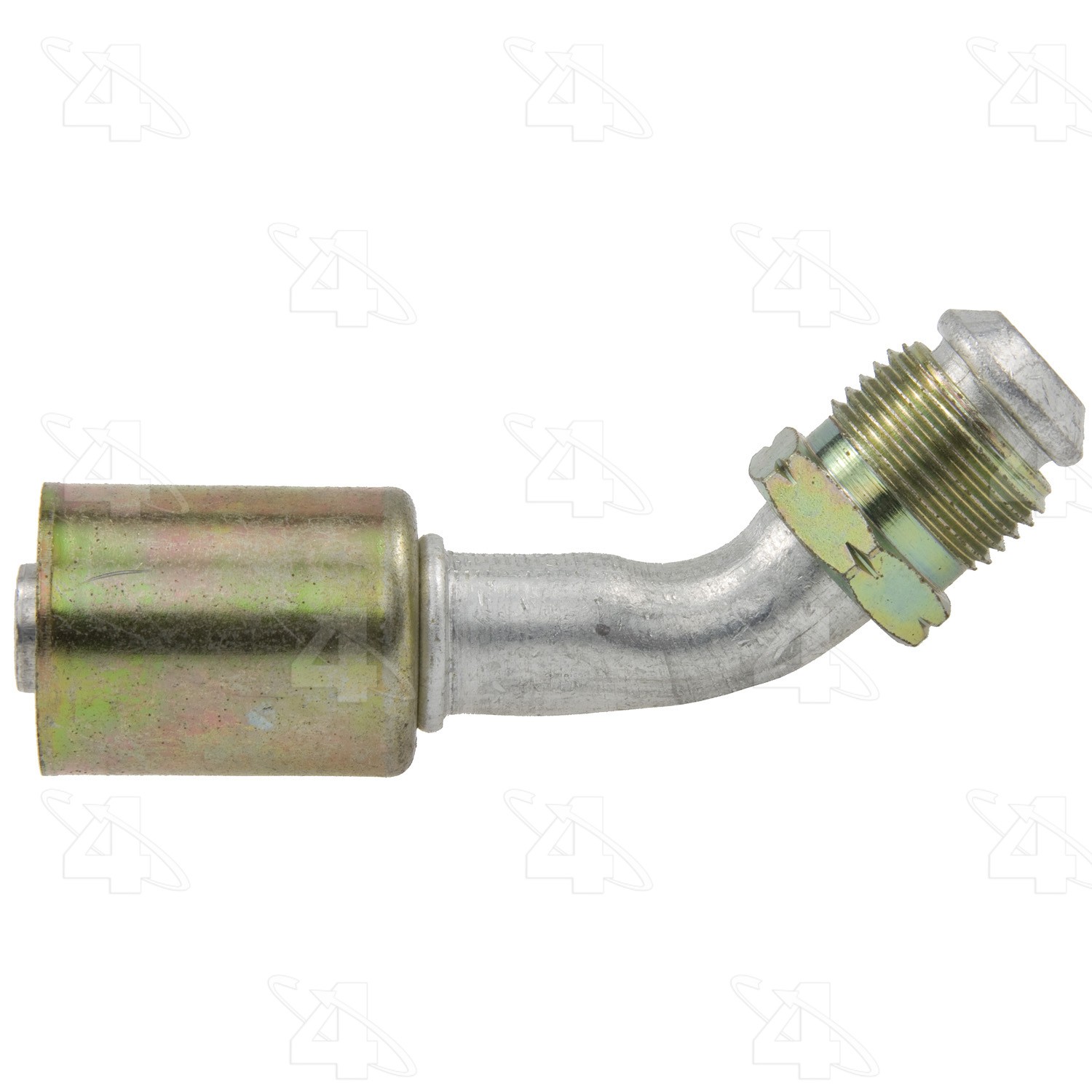 45 Degree Male Flare, Aluminum, Standard Diameter Beadlock, A/C Fitting