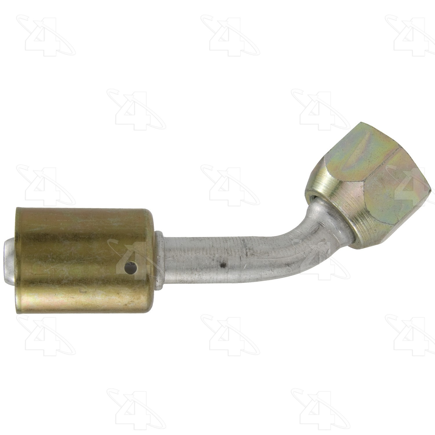 45 Degree Female Flare, Aluminum, Standard Diameter Beadlock, A/C Fitting