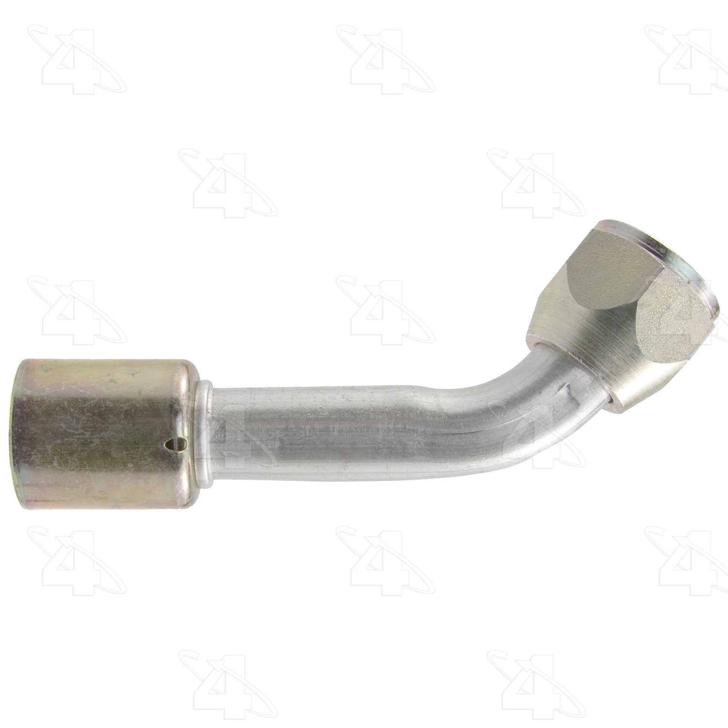 45 Degree Female Flare, Aluminum, Standard Diameter Beadlock, A/C Fitting