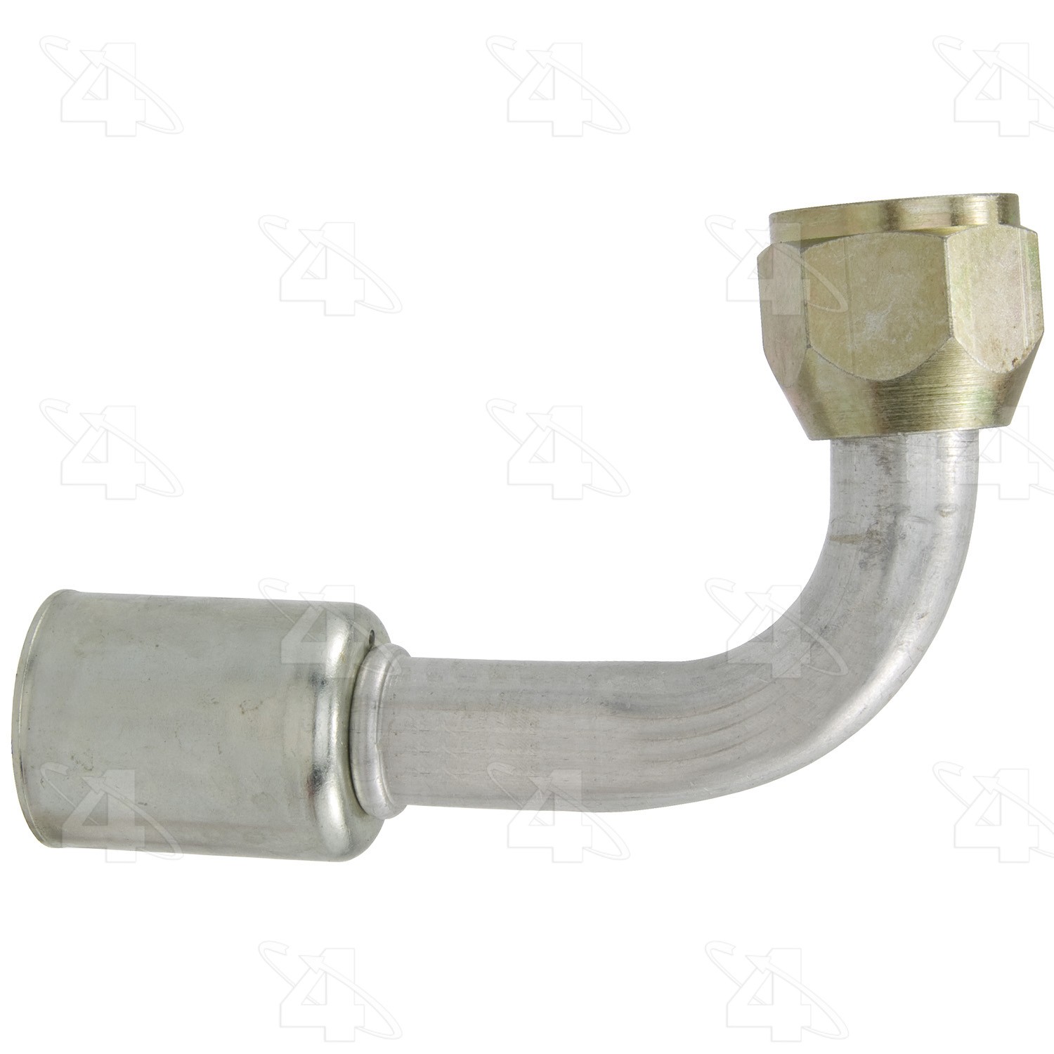 90 Degree Female Flare, Aluminum, Standard Diameter Beadlock, A/C Fitting