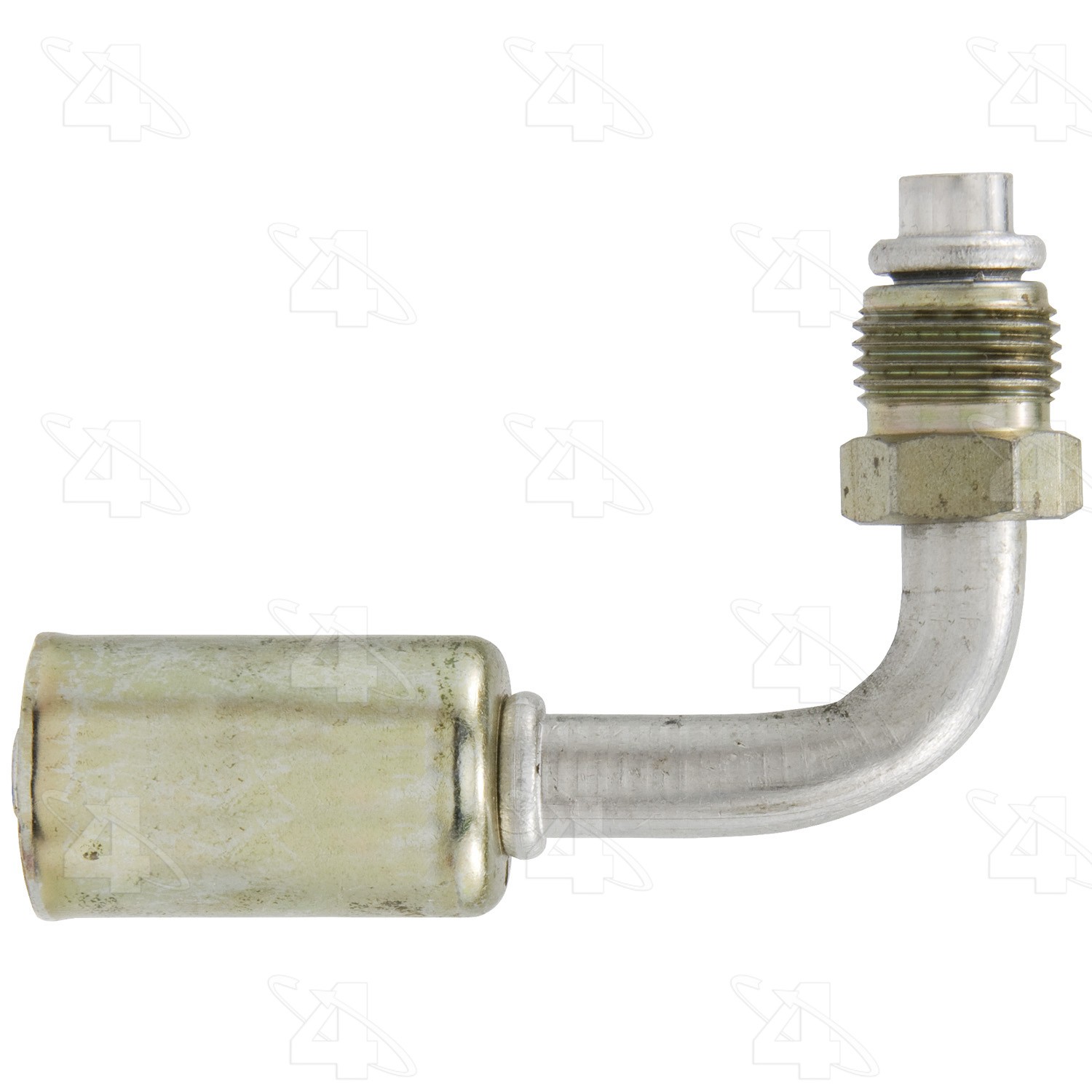 90 Degree Male O-Ring, Aluminum, Standard Diameter Beadlock, A/C Fitting