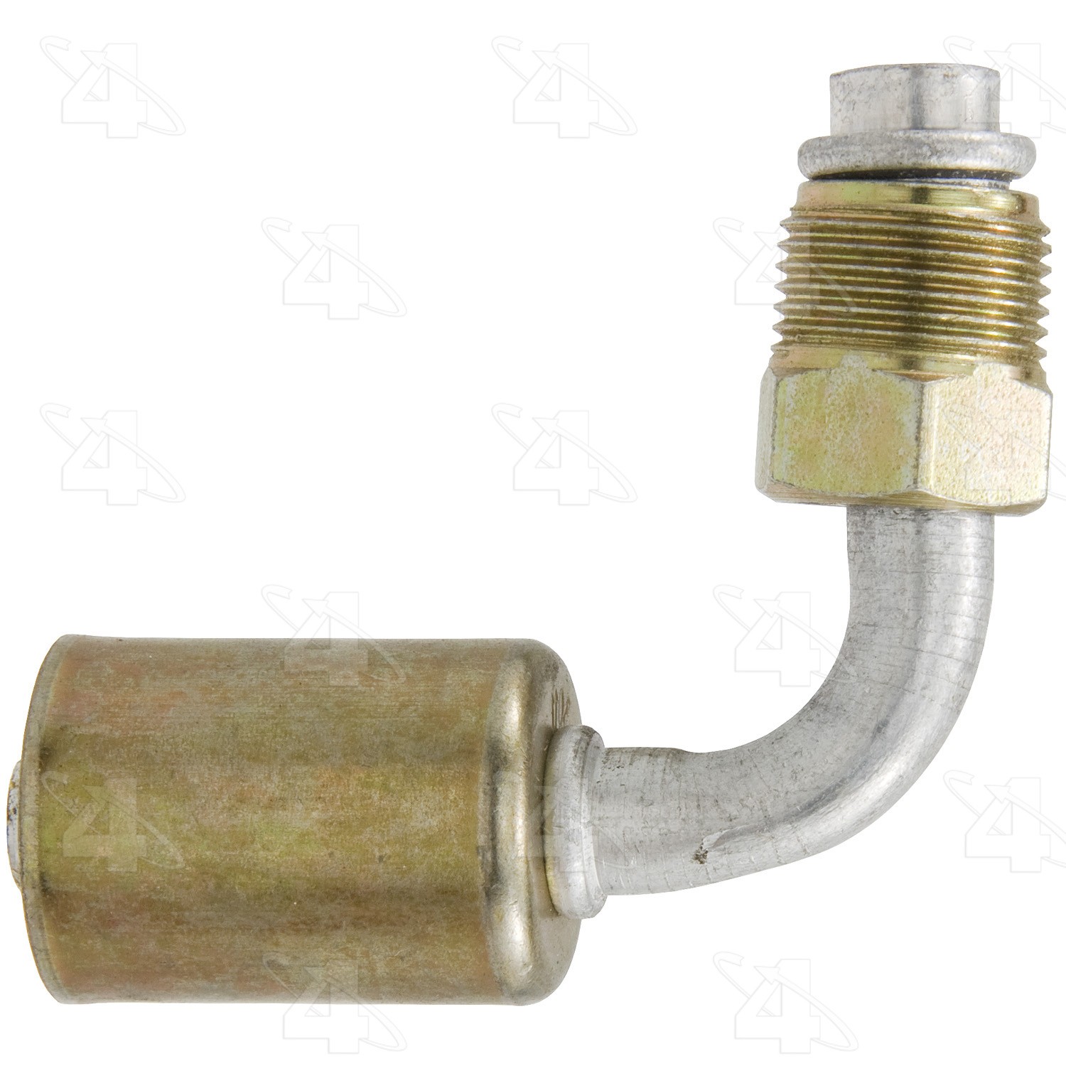 90 Degree Male O-Ring, Aluminum, Standard Diameter Beadlock, A/C Fitting