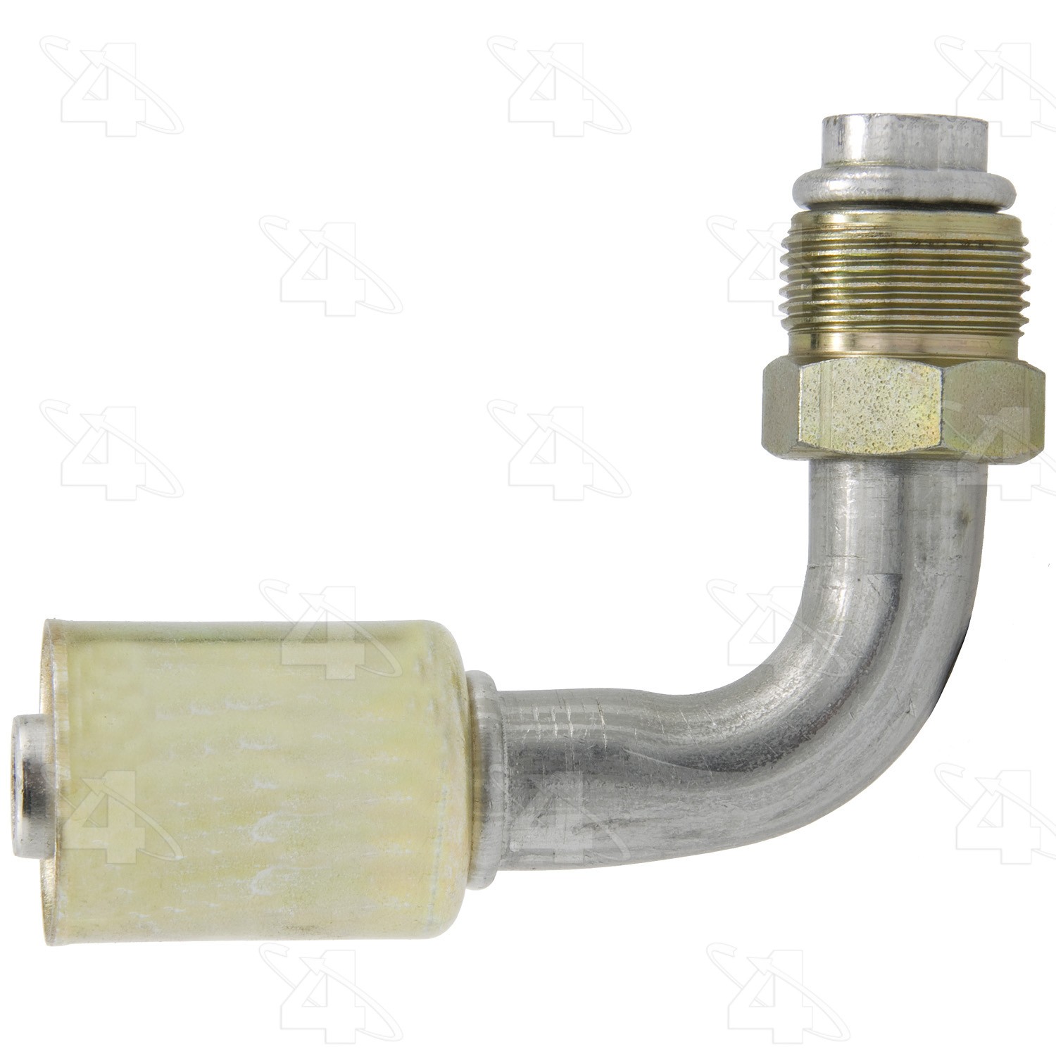 90 Degree Male O-Ring, Aluminum, Standard Diameter Beadlock, A/C Fitting