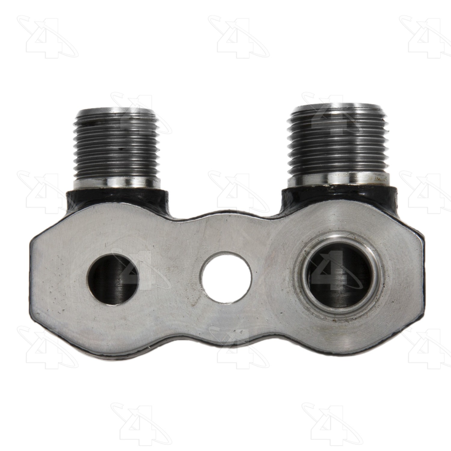 #8 MIO Discharge, #10 MIO Suction 90 Degree Compressor Manifold