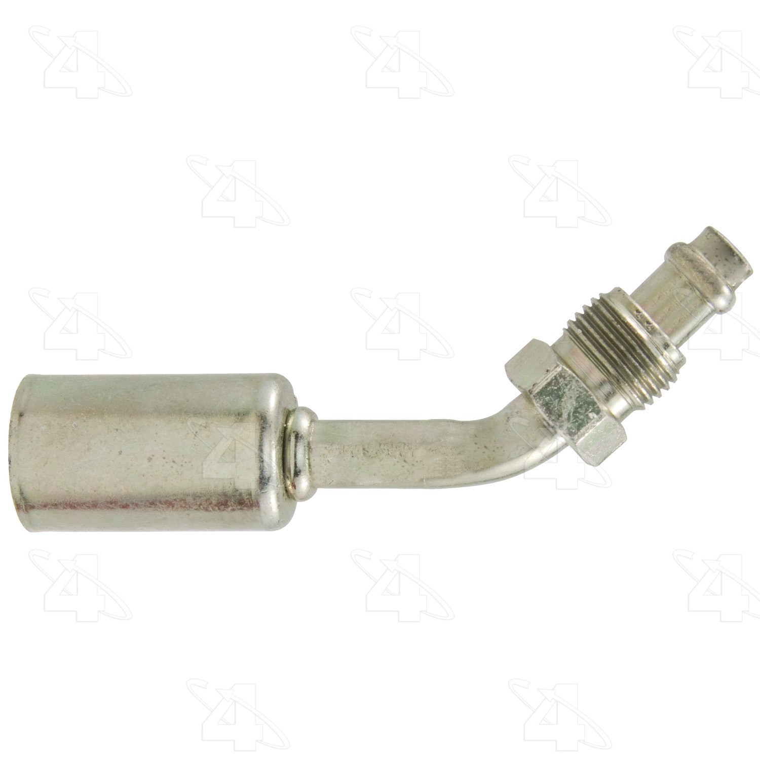 45 Degree Male O-Ring Short Pilot, Steel, Standard Diameter Beadlock A/C Fitting