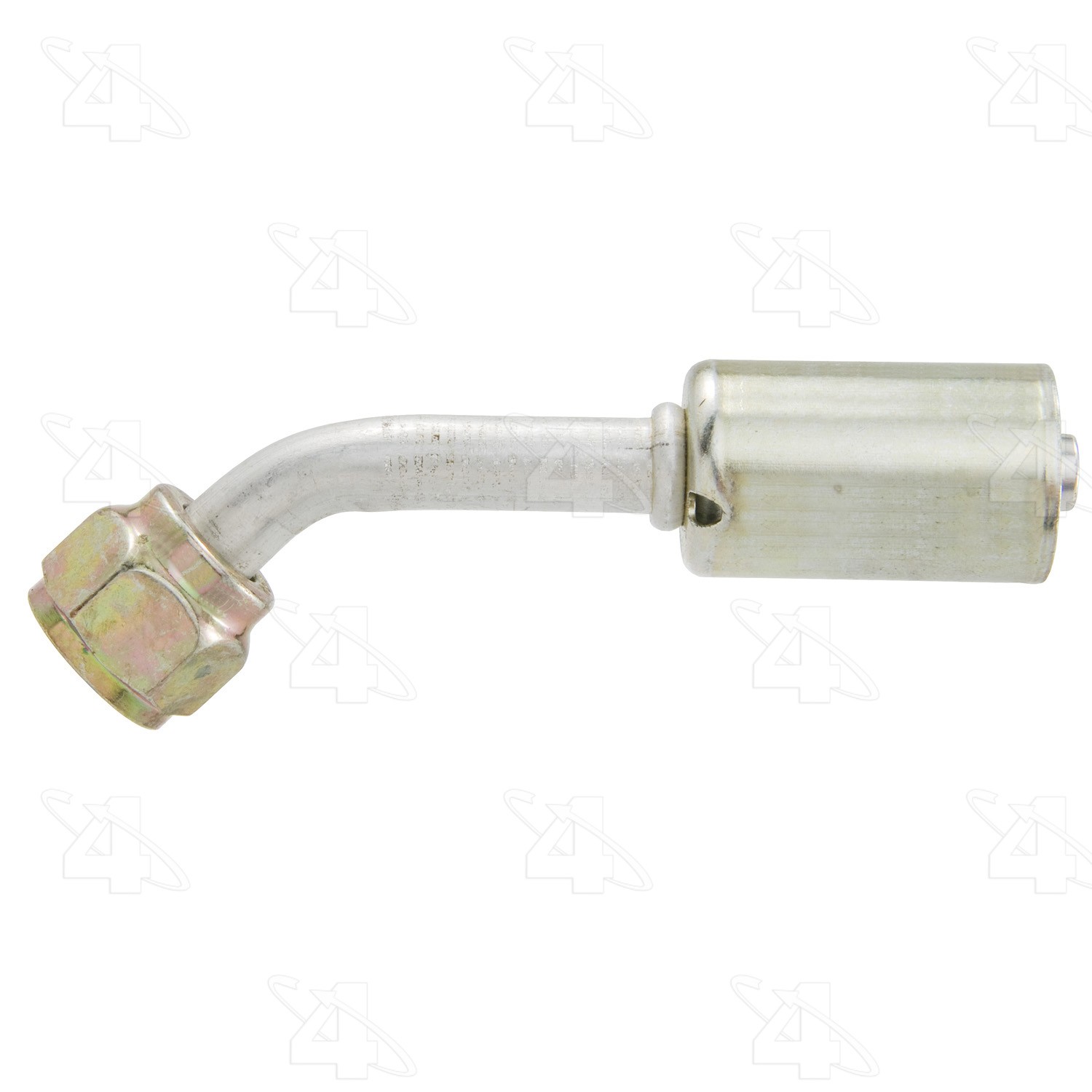 45 Degree Female O-Ring, Aluminum, Standard Diameter Beadlock, A/C Fitting