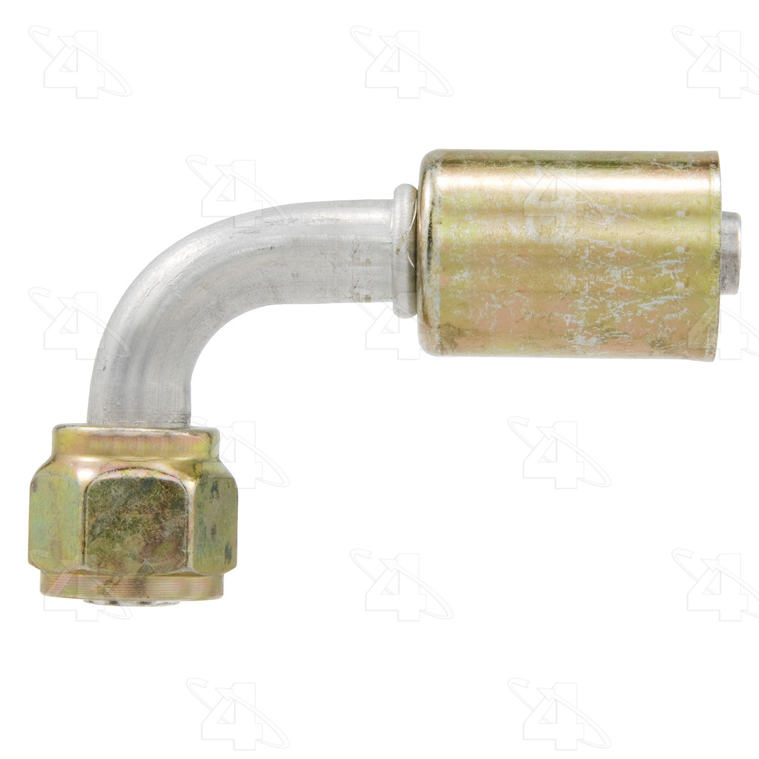90 Degree Female O-Ring, Aluminum, Standard Diameter Beadlock, A/C Fitting