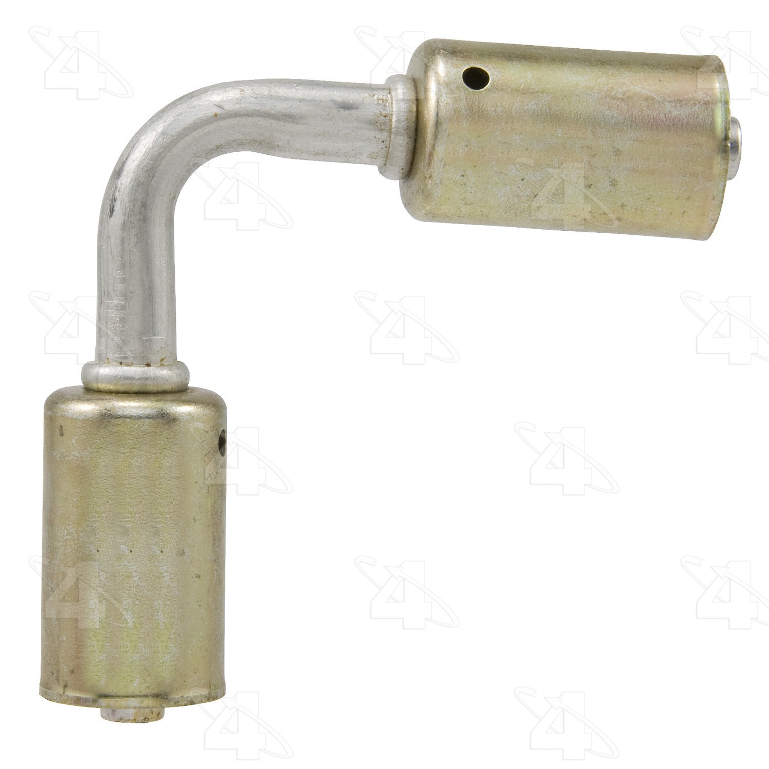 90 Degree In-line Splicer, Aluminum, Standard Diameter Beadlock, A/C Fitting