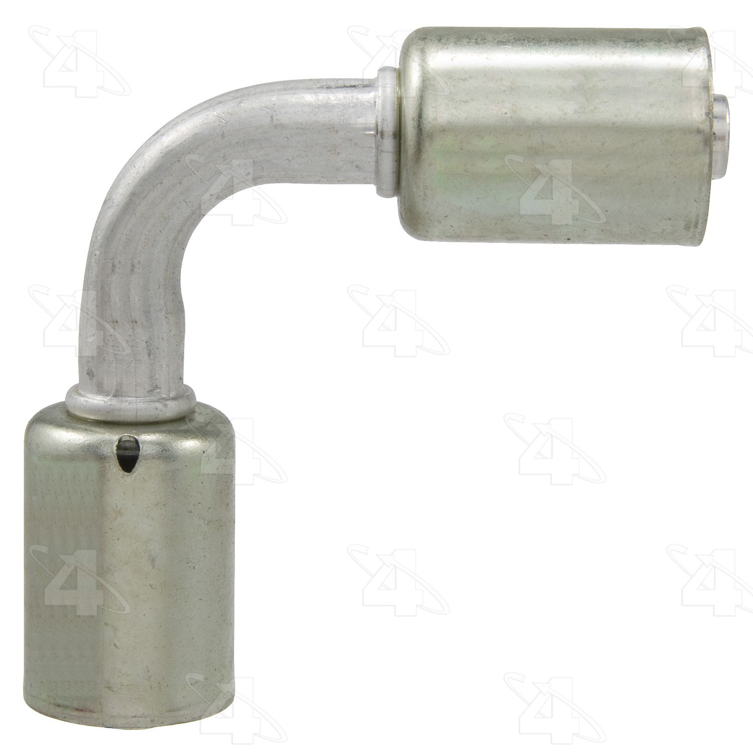 90 Degree In-line Splicer, Aluminum, Standard Diameter Beadlock, A/C Fitting