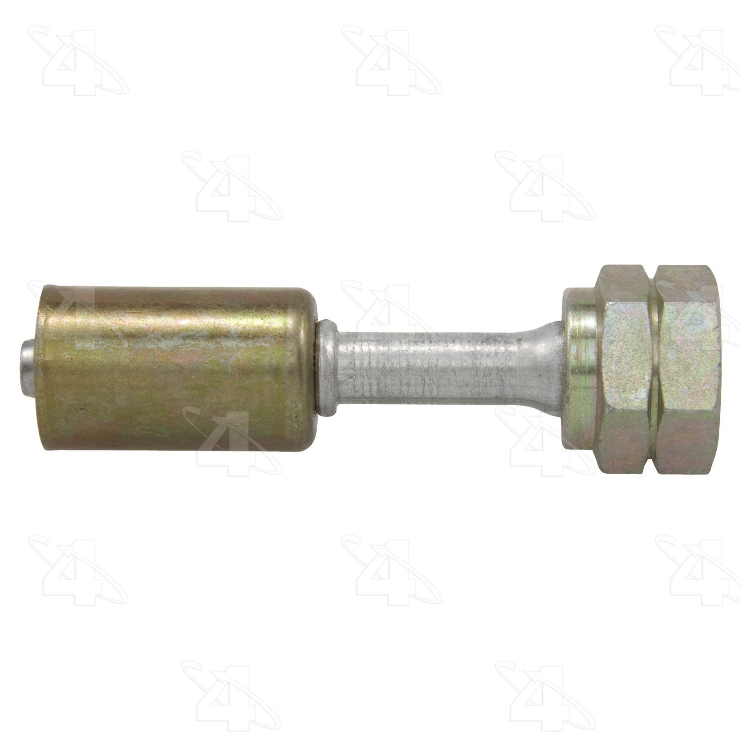 Straight Female Metric O-Ring, Aluminum, Standard Diameter Beadlock, A/C Fitting