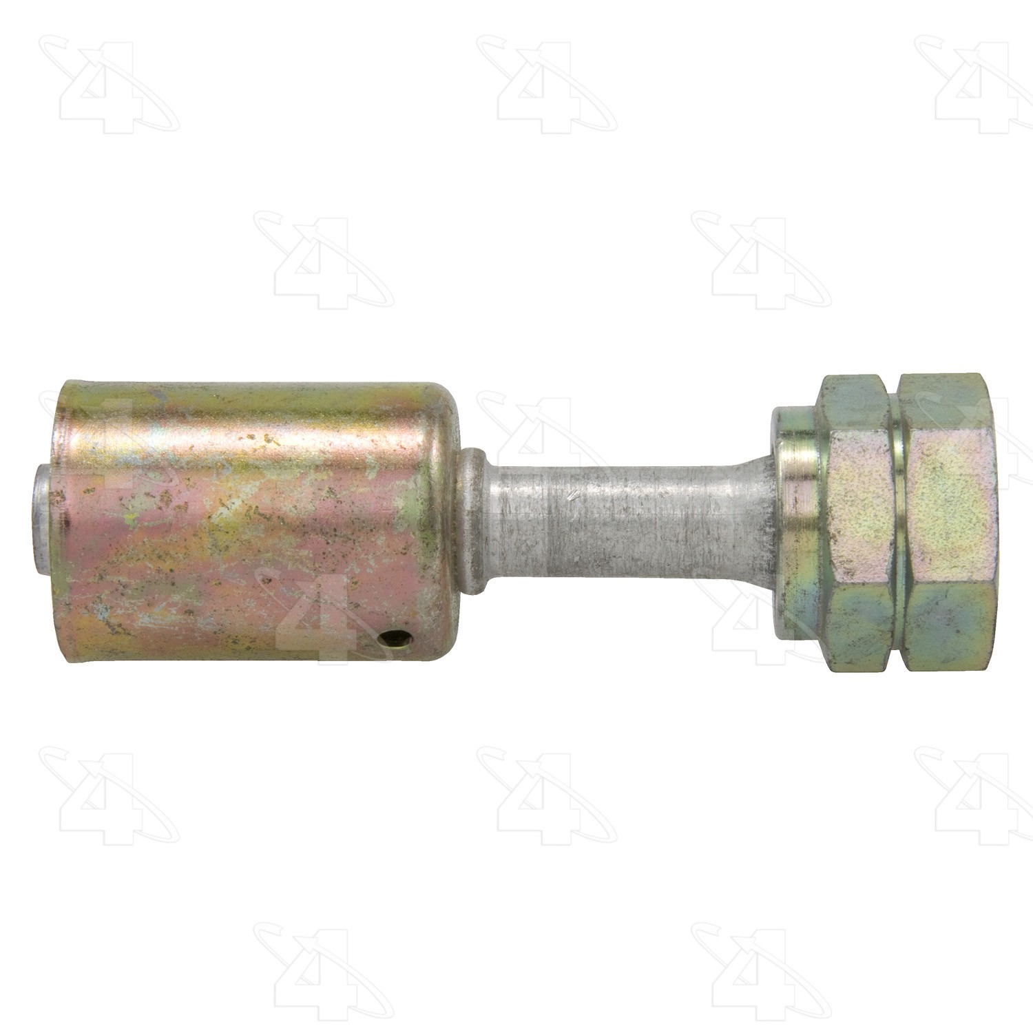 Straight Female Metric O-Ring, Aluminum, Standard Diameter Beadlock, A/C Fitting
