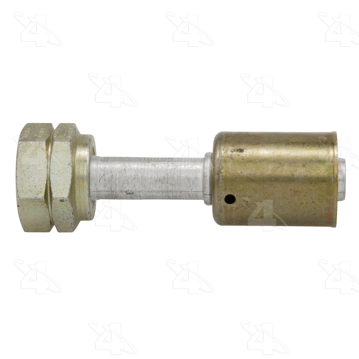 Straight Female Metric O-Ring, Aluminum, Standard Diameter Beadlock, A/C Fitting