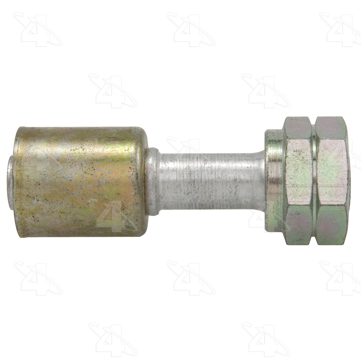 Straight Female Metric O-Ring, Aluminum, Standard Diameter Beadlock, A/C Fitting