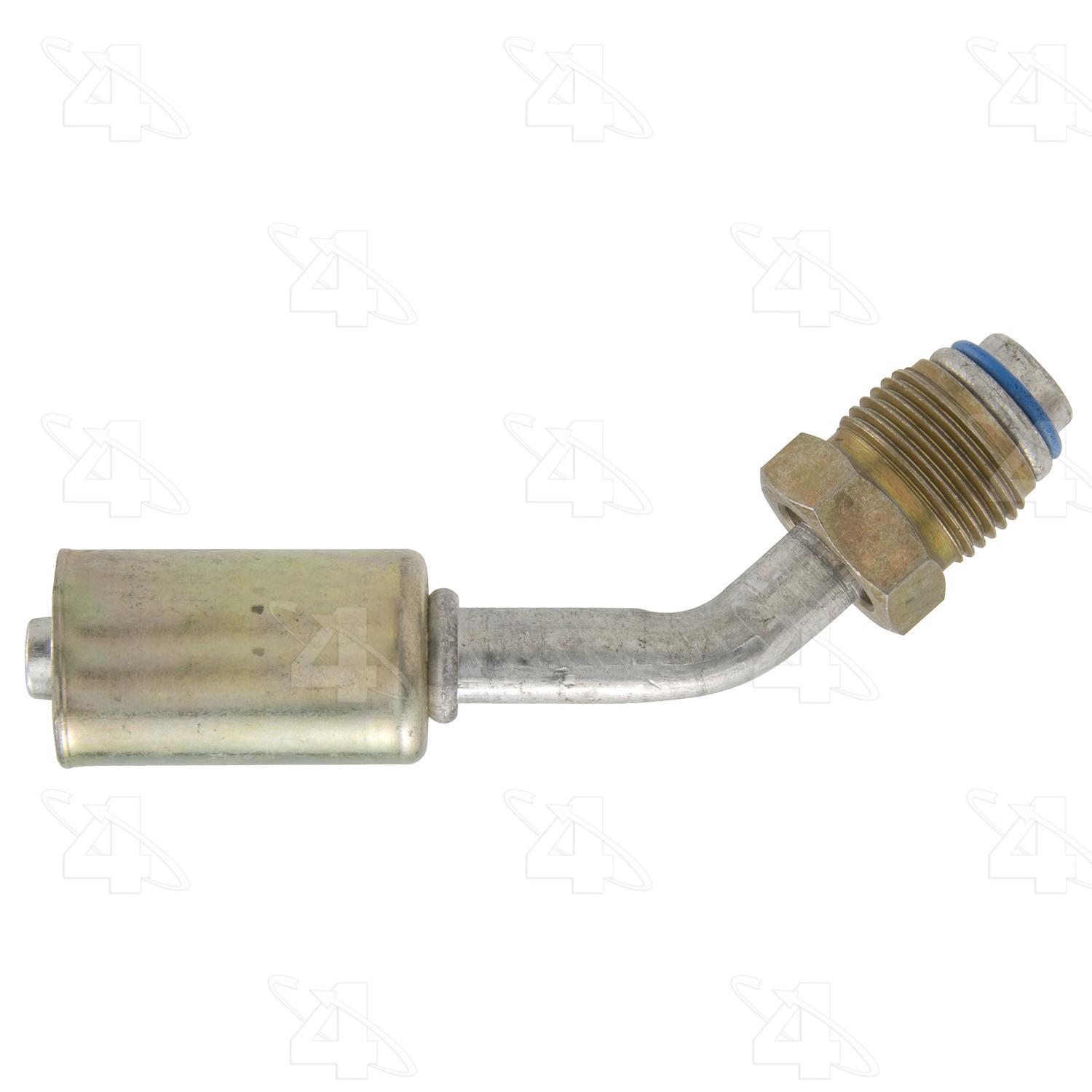 45 Degree Male O-Ring, Aluminum, Standard Diameter Beadlock, A/C Fitting