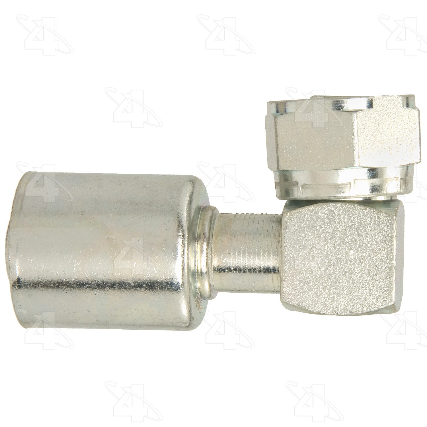 90 Degree Female O-Ring Short Drop, Steel, Standard Diameter Beadlock A/C Fitting