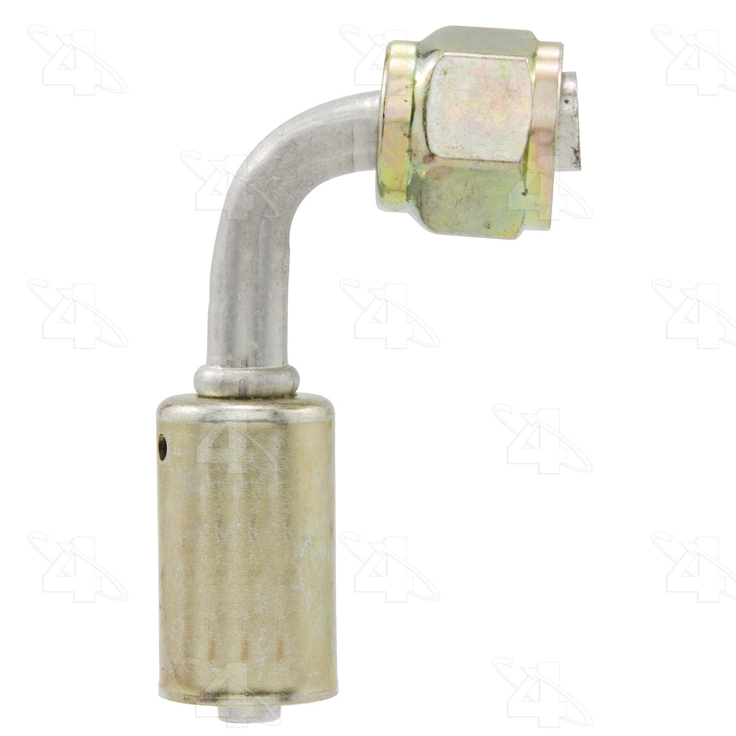 90 Degree Female O-Ring, Aluminum, Standard Diameter Beadlock, A/C Fitting