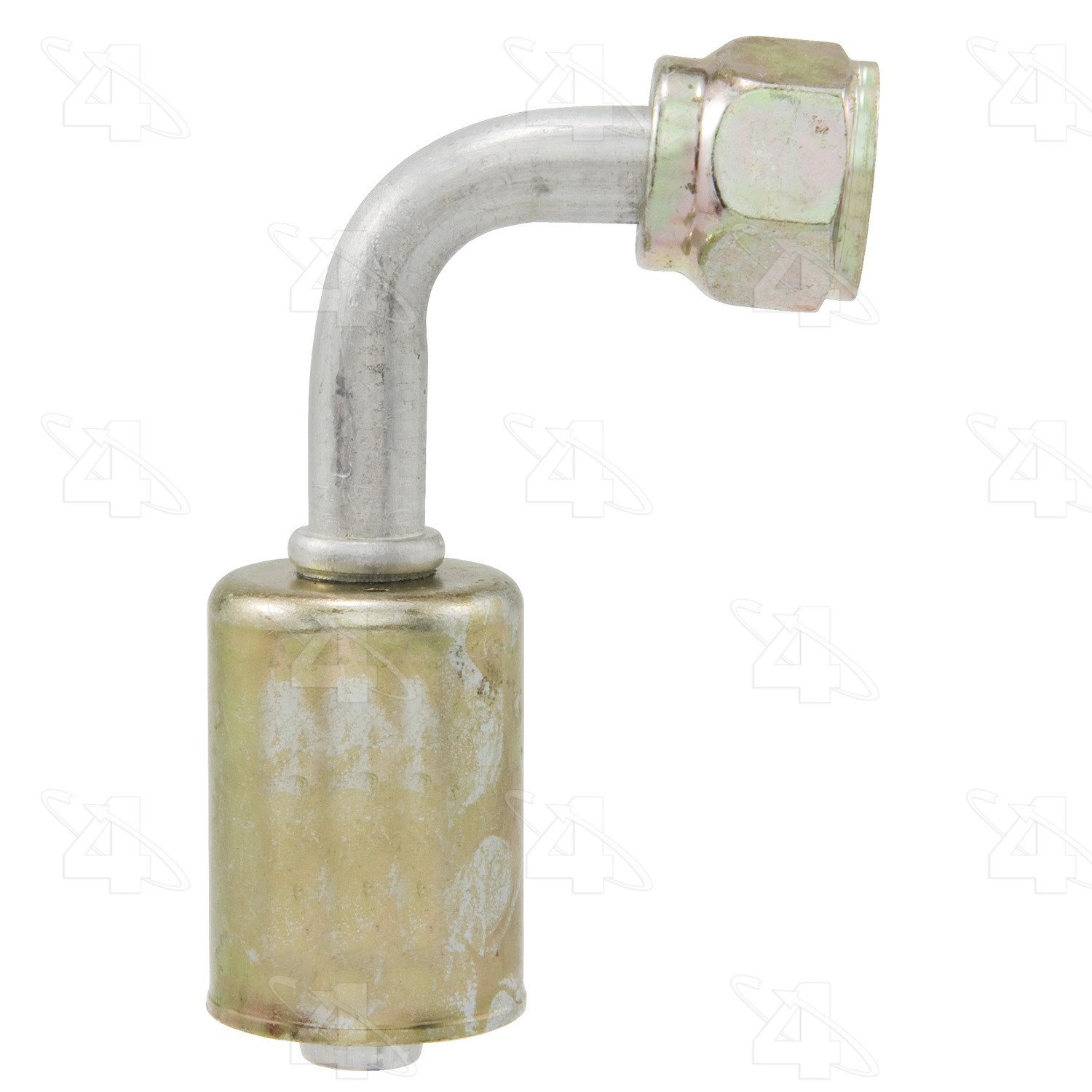 90 Degree Female O-Ring, Aluminum, Standard Diameter Beadlock, A/C Fitting