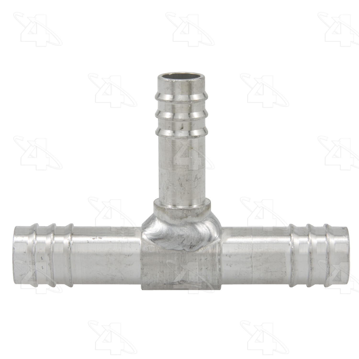 T-Splicer, Aluminum, Standard Diameter Barb and Clamp, A/C Fitting