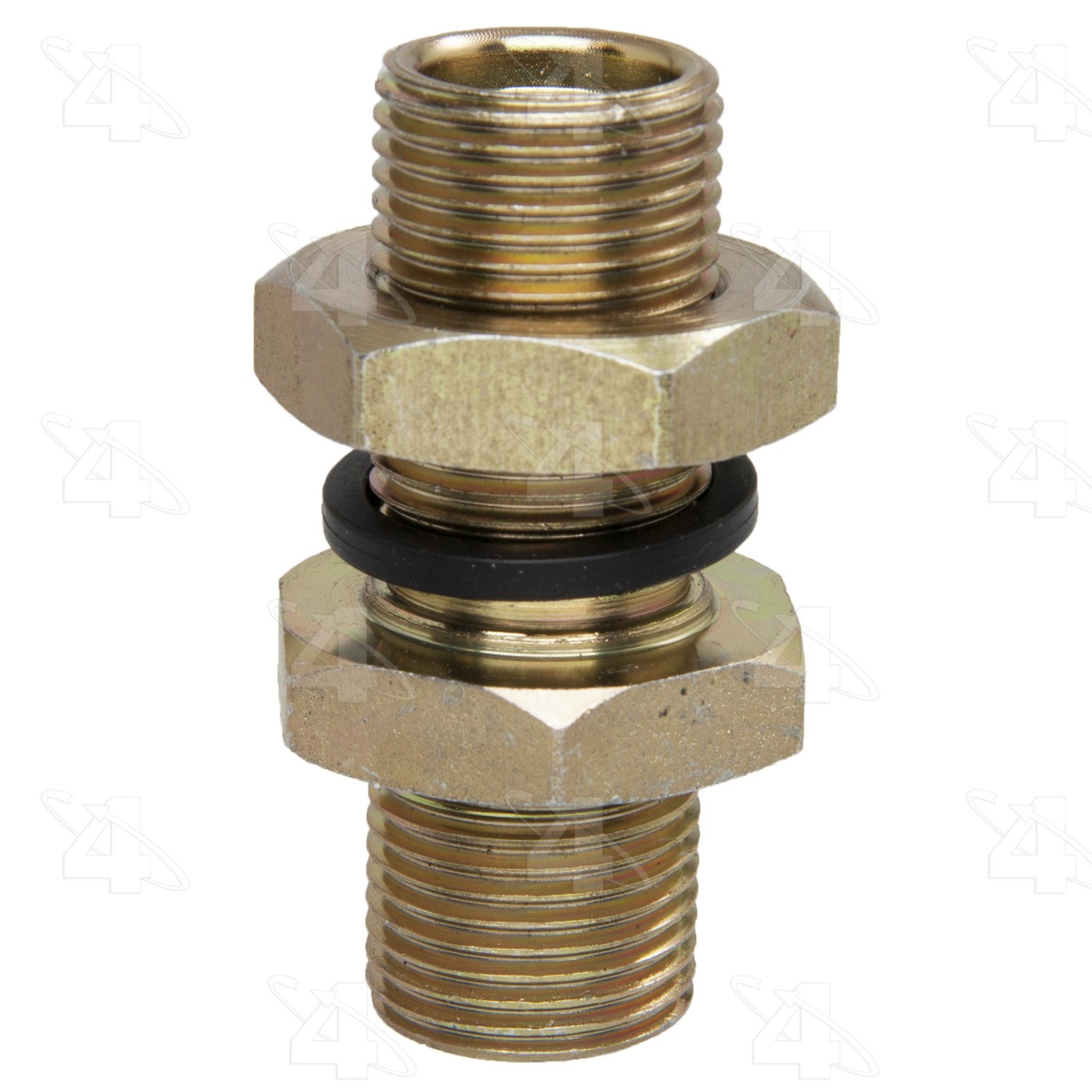 Straight Bulkhead Male Insert O-Ring, Steel, Adapter, A/C Fitting