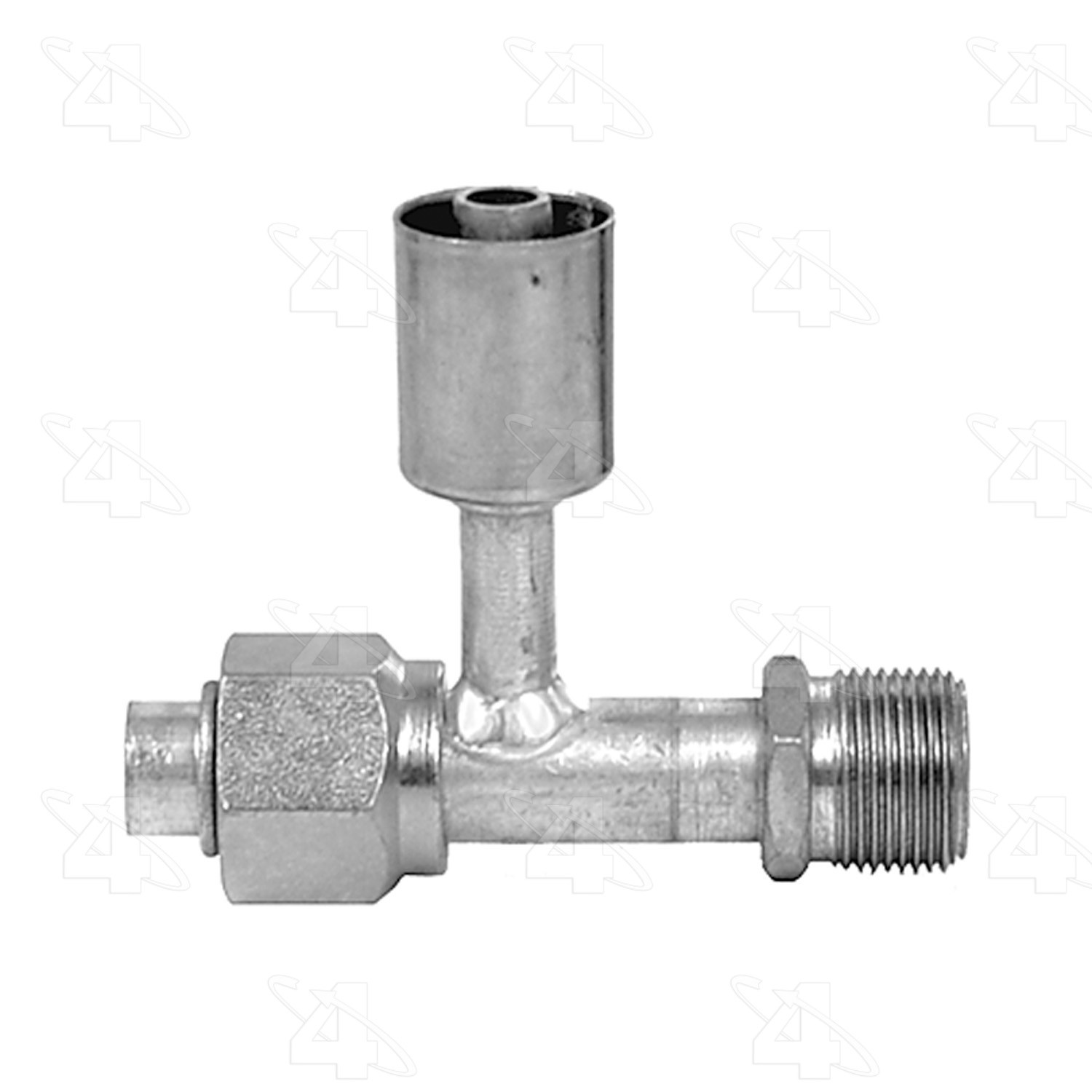 T-Splicer, Aluminum, Female O-Ring to Male Insert O-ring to Std. Dia. Beadlock