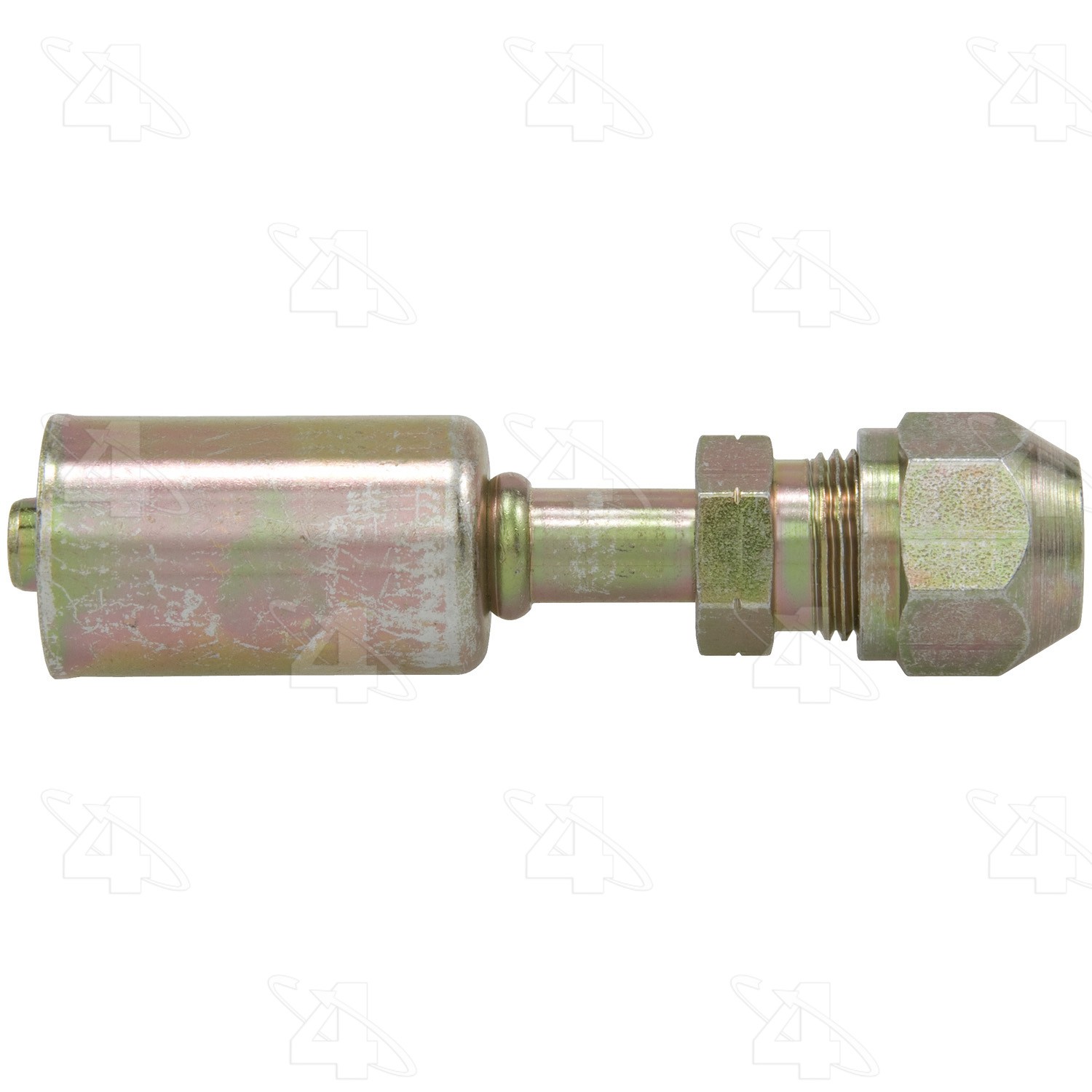 Straight Compression, Steel, Standard Diameter Beadlock, A/C Fitting