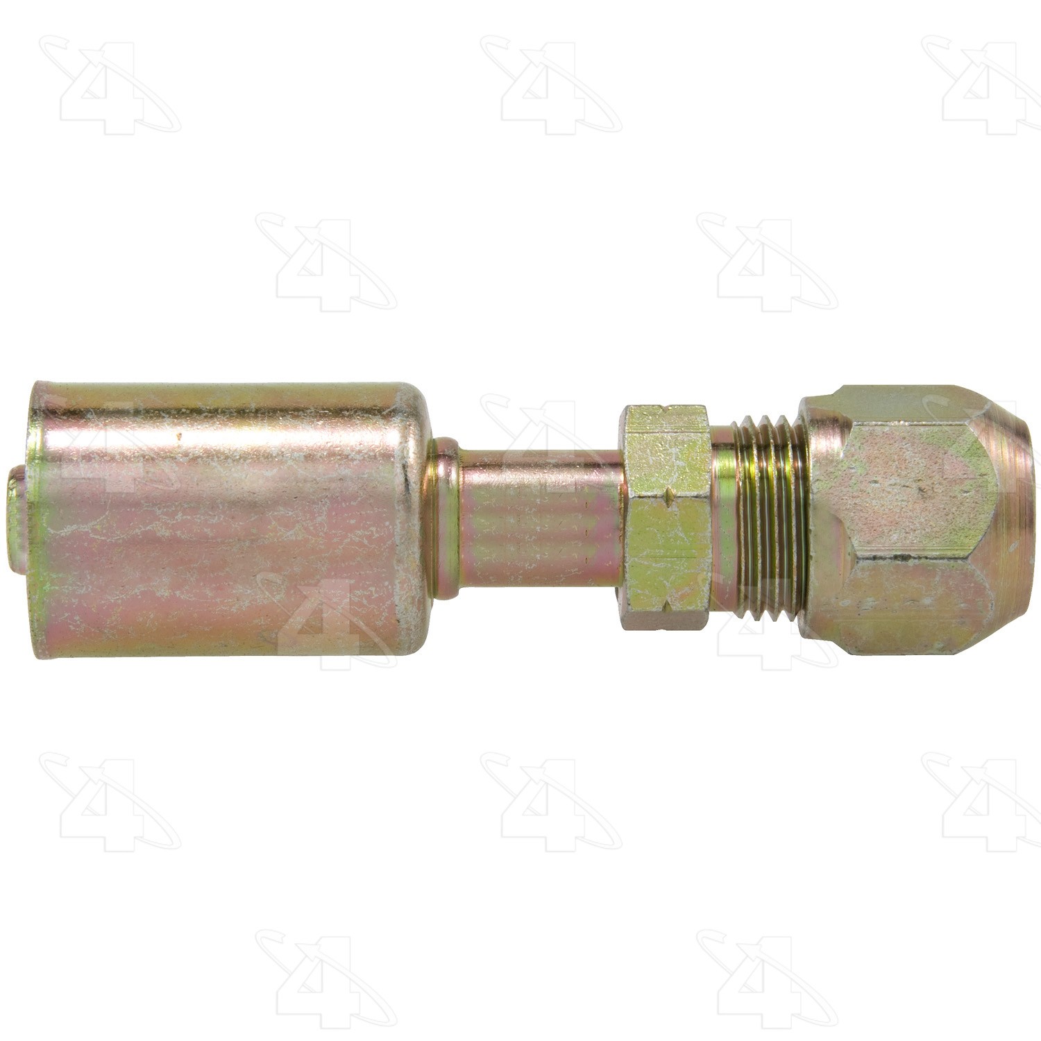 Straight Compression, Steel, Standard Diameter Beadlock, A/C Fitting