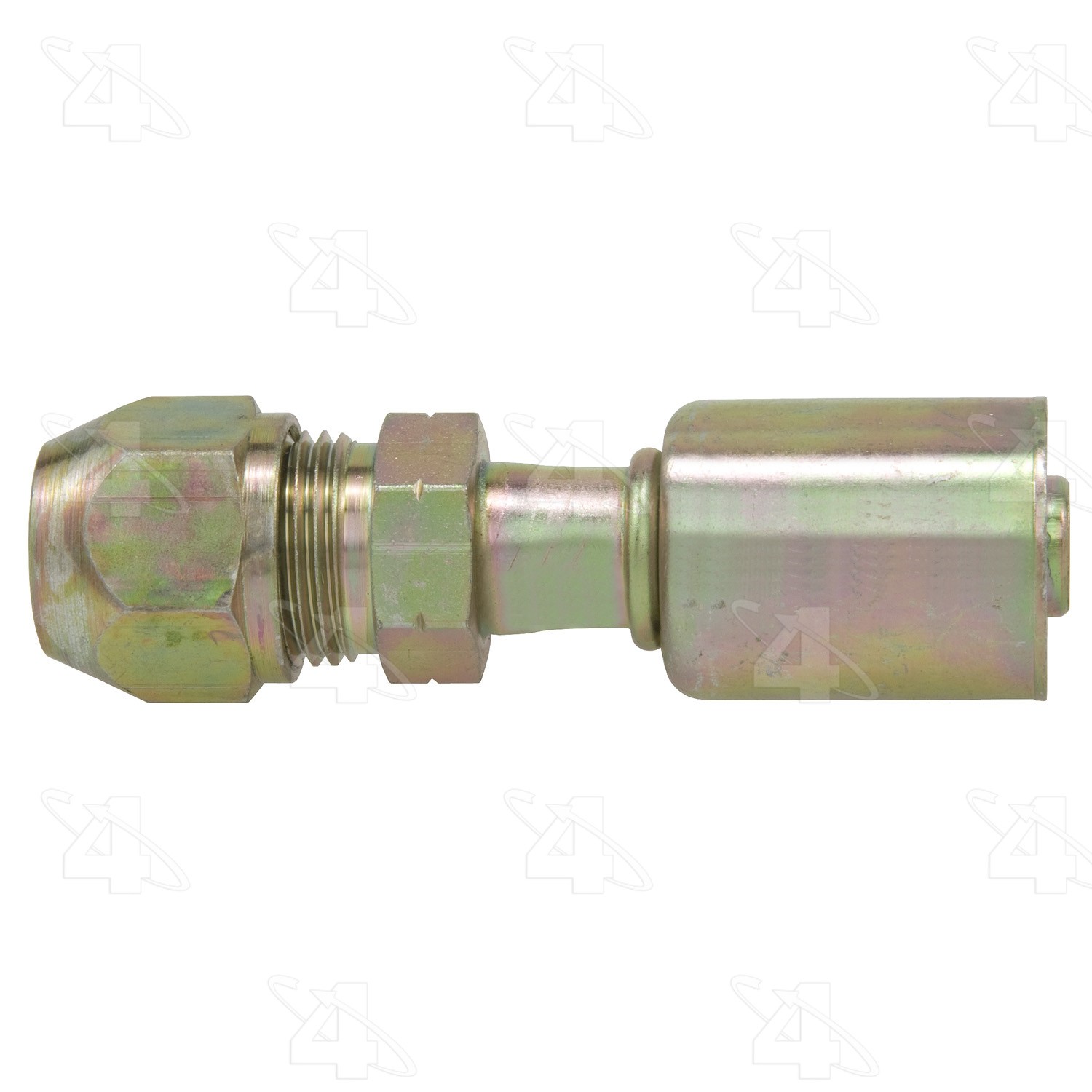 Straight Compression, Steel, Standard Diameter Beadlock, A/C Fitting