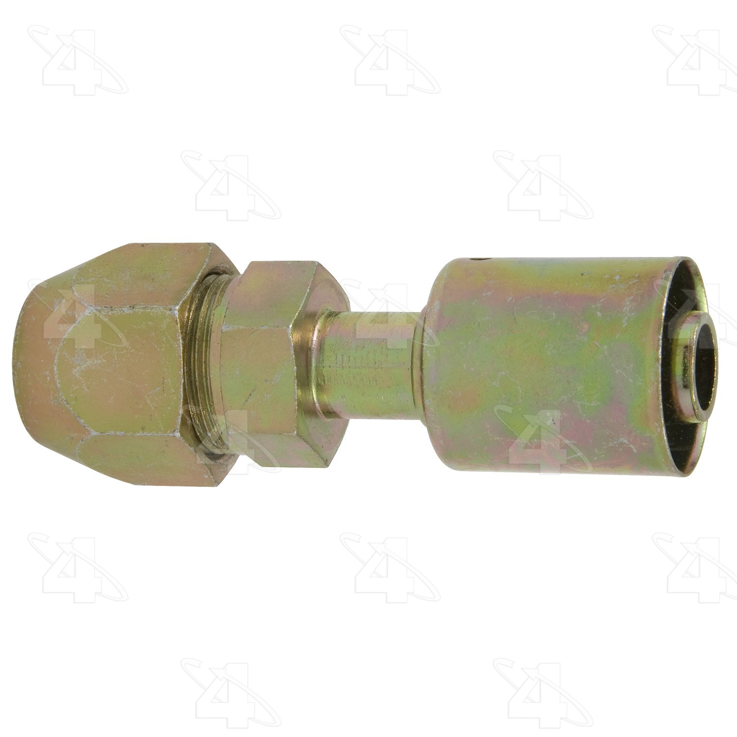 Straight Compression, Steel, Standard Diameter Beadlock, A/C Fitting