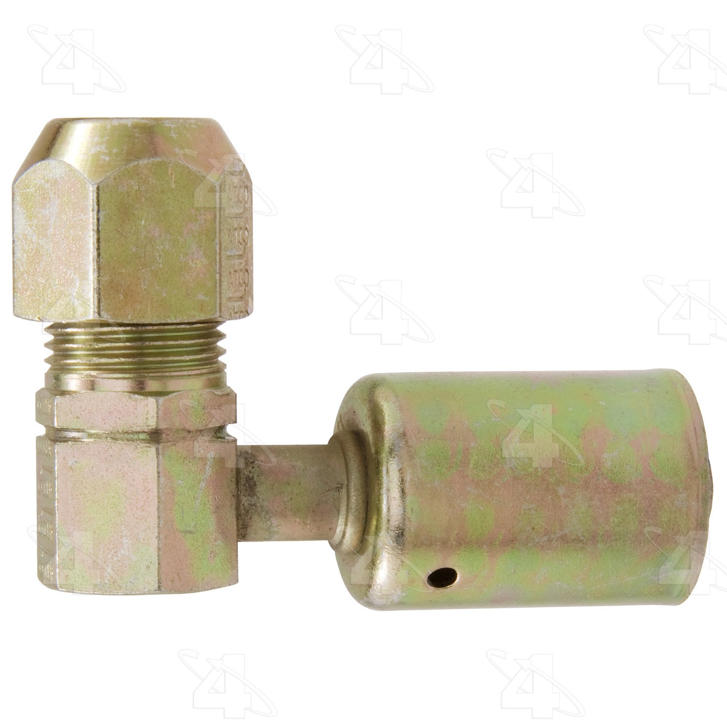 90 Degree Compression, Steel, Standard Diameter Beadlock, A/C Fitting