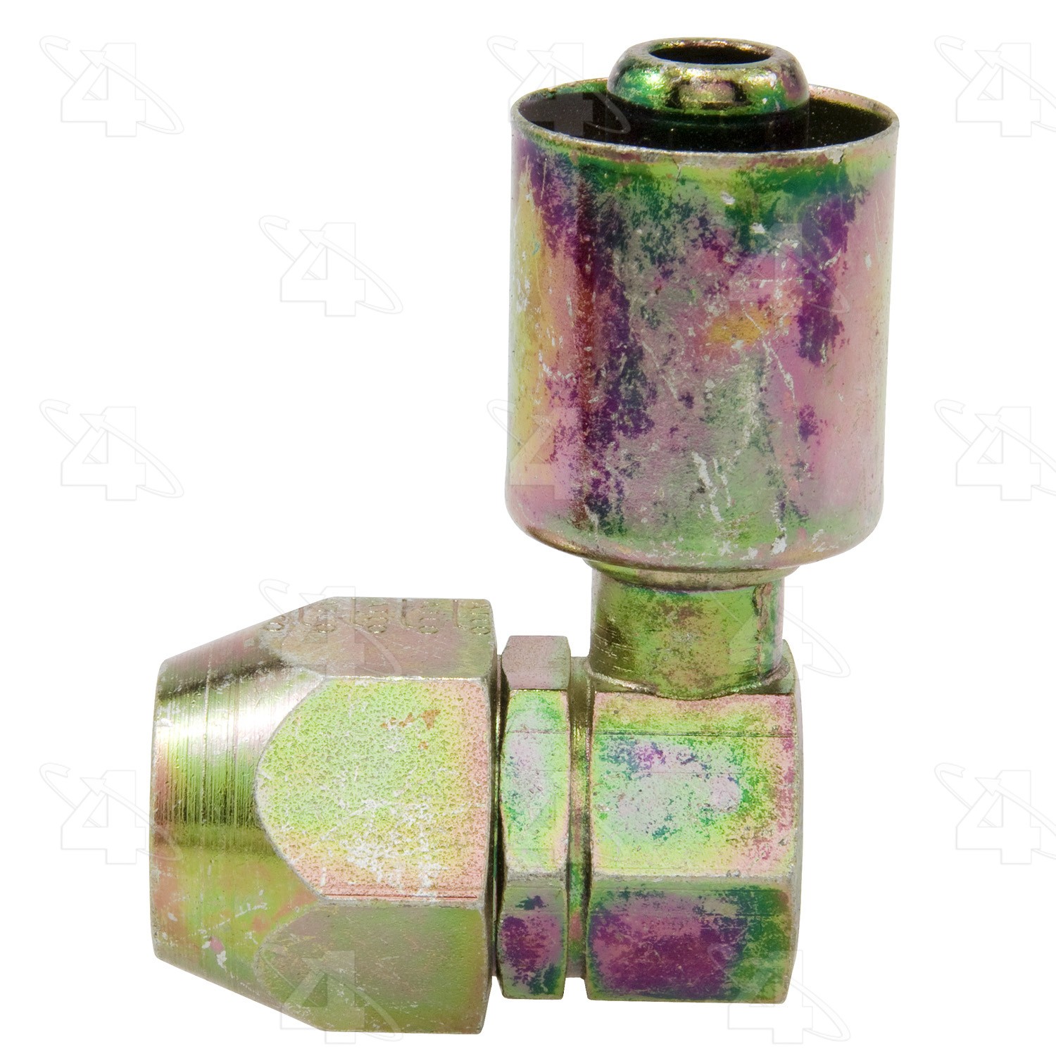 90 Degree Compression, Steel, Standard Diameter Beadlock, A/C Fitting