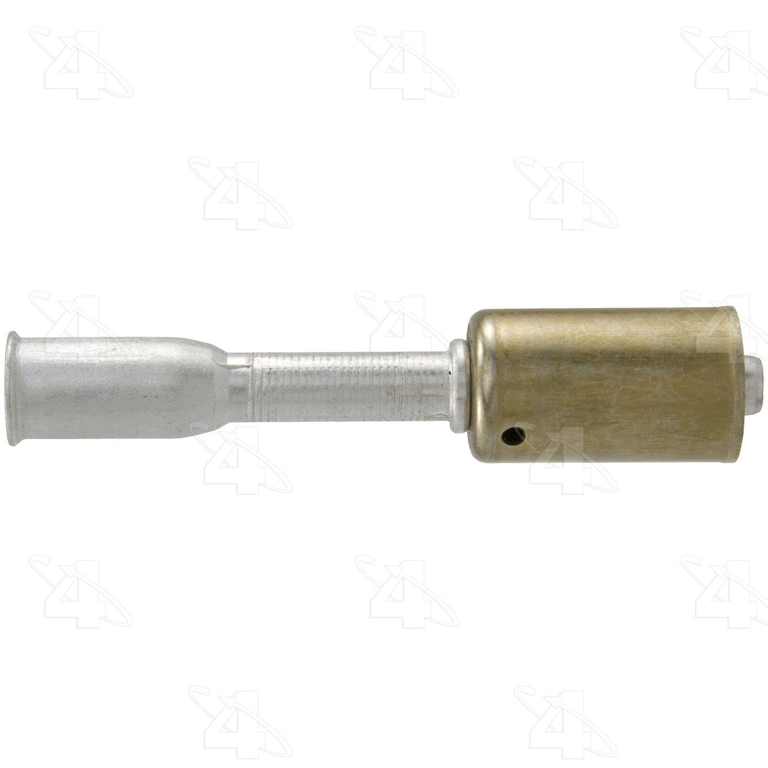 Straight Female Springlock, Aluminum, Standard Diameter Beadlock, A/C Fitting