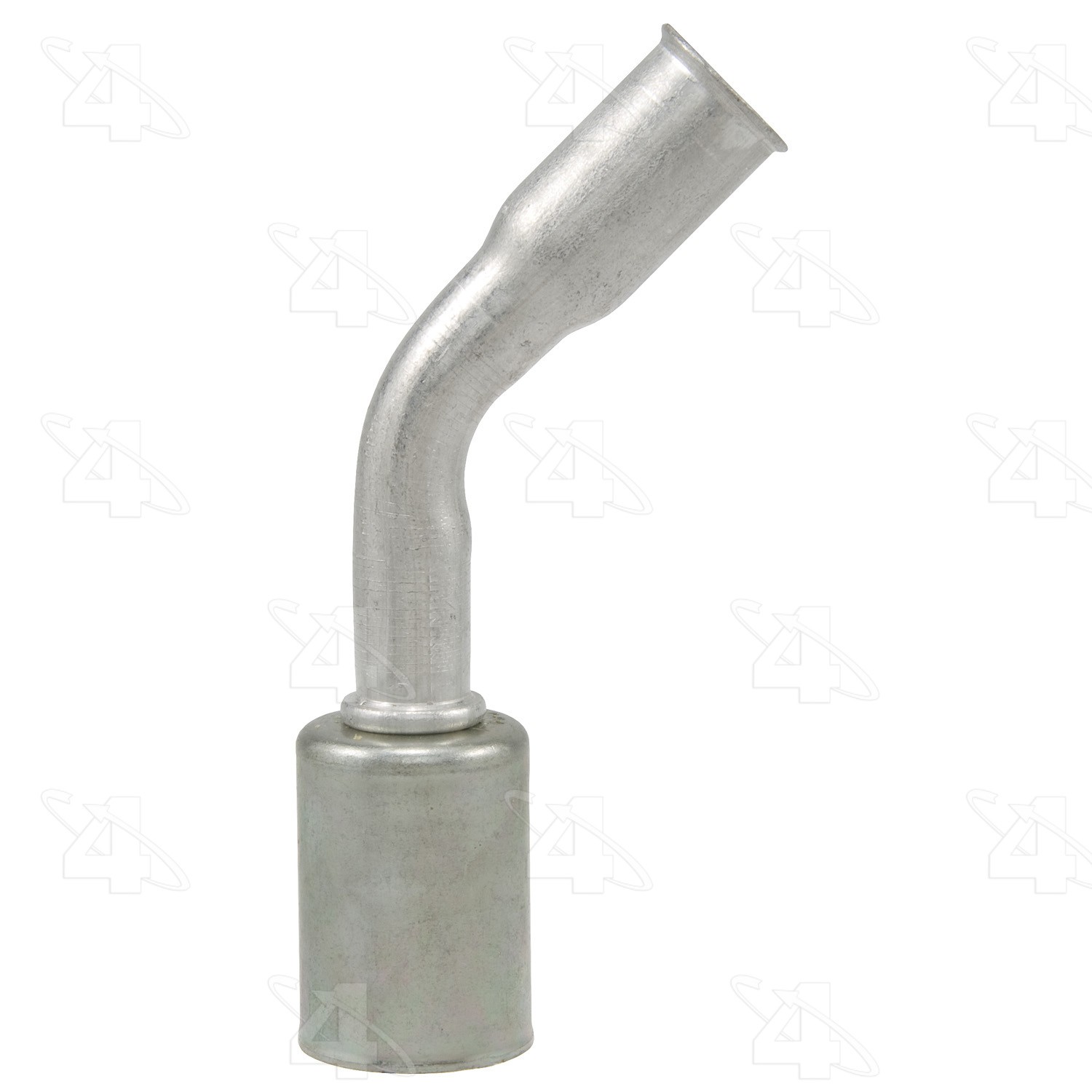 45 Degree Female Springlock, Aluminum, Standard Diameter Beadlock, A/C Fitting