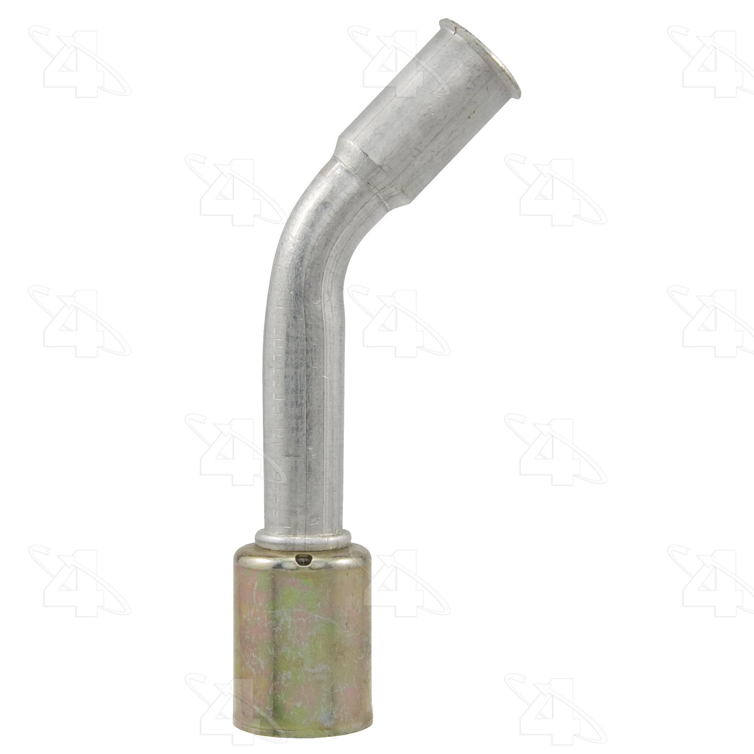45 Degree Female Springlock, Aluminum, Standard Diameter Beadlock, A/C Fitting