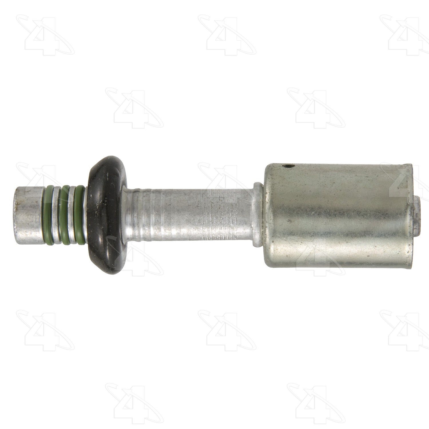 Straight Male Springlock, Aluminum, Standard Diameter Beadlock, A/C Fitting