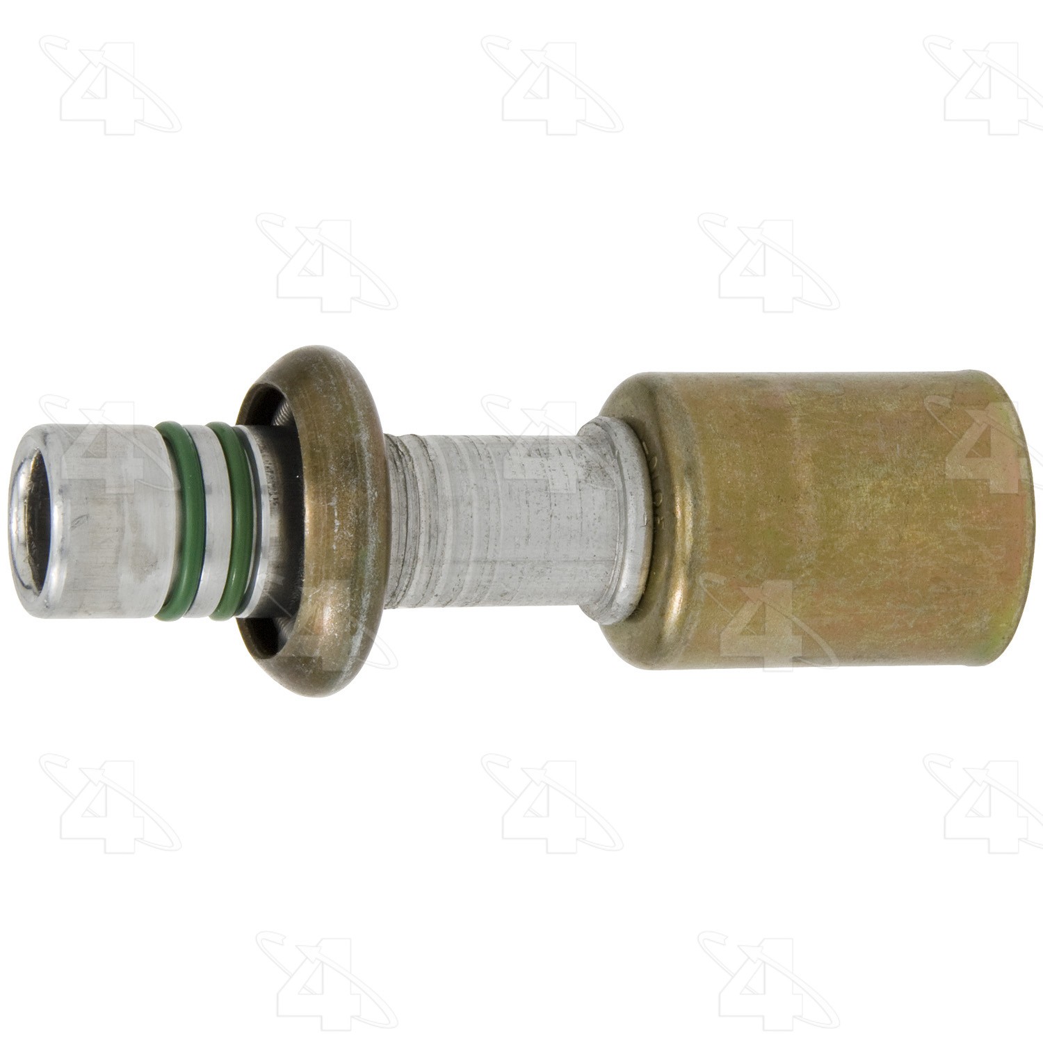 Straight Male Springlock, Aluminum, Standard Diameter Beadlock, A/C Fitting