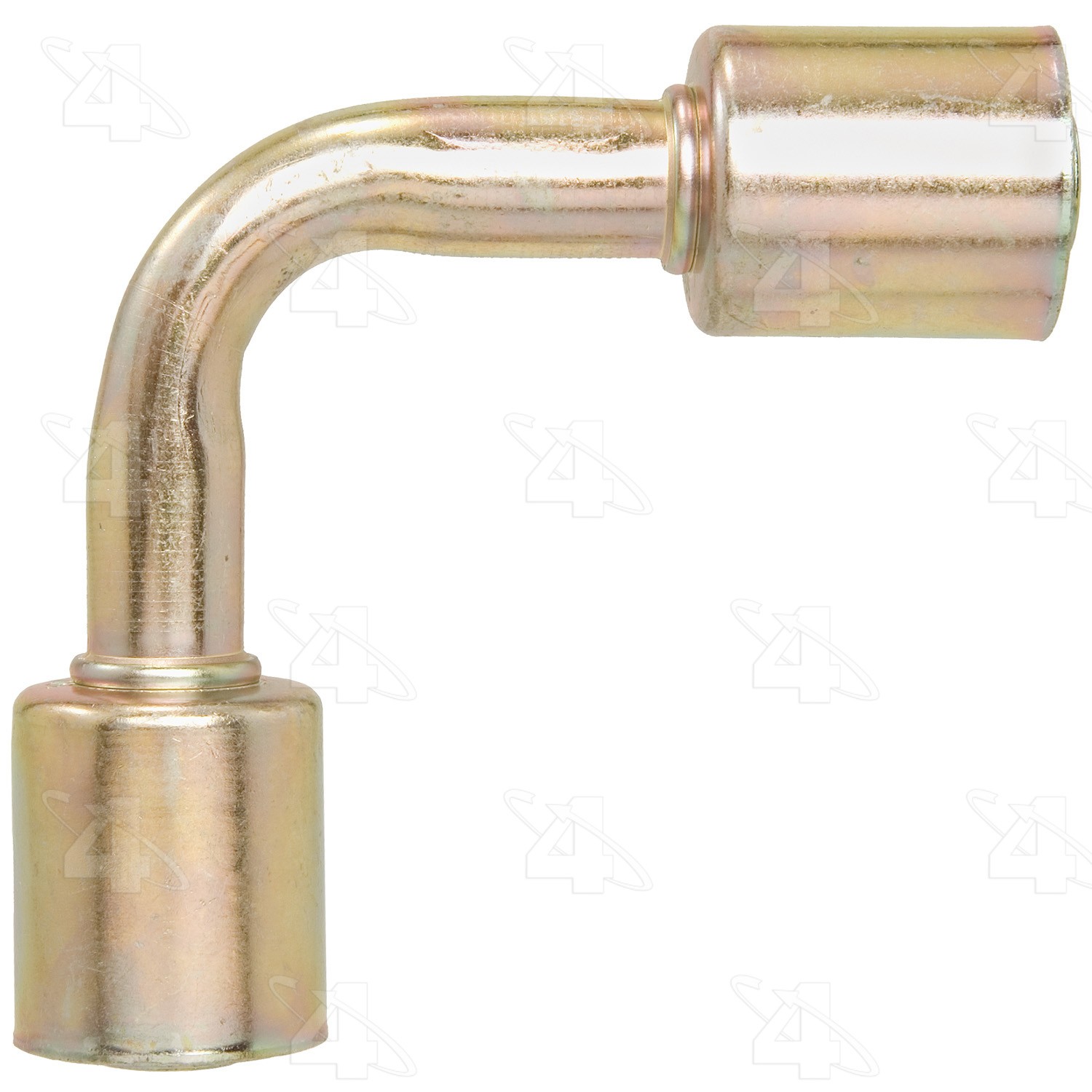 90 Degree In-line Splicer, Steel, Standard Diameter Beadlock A/C Fitting