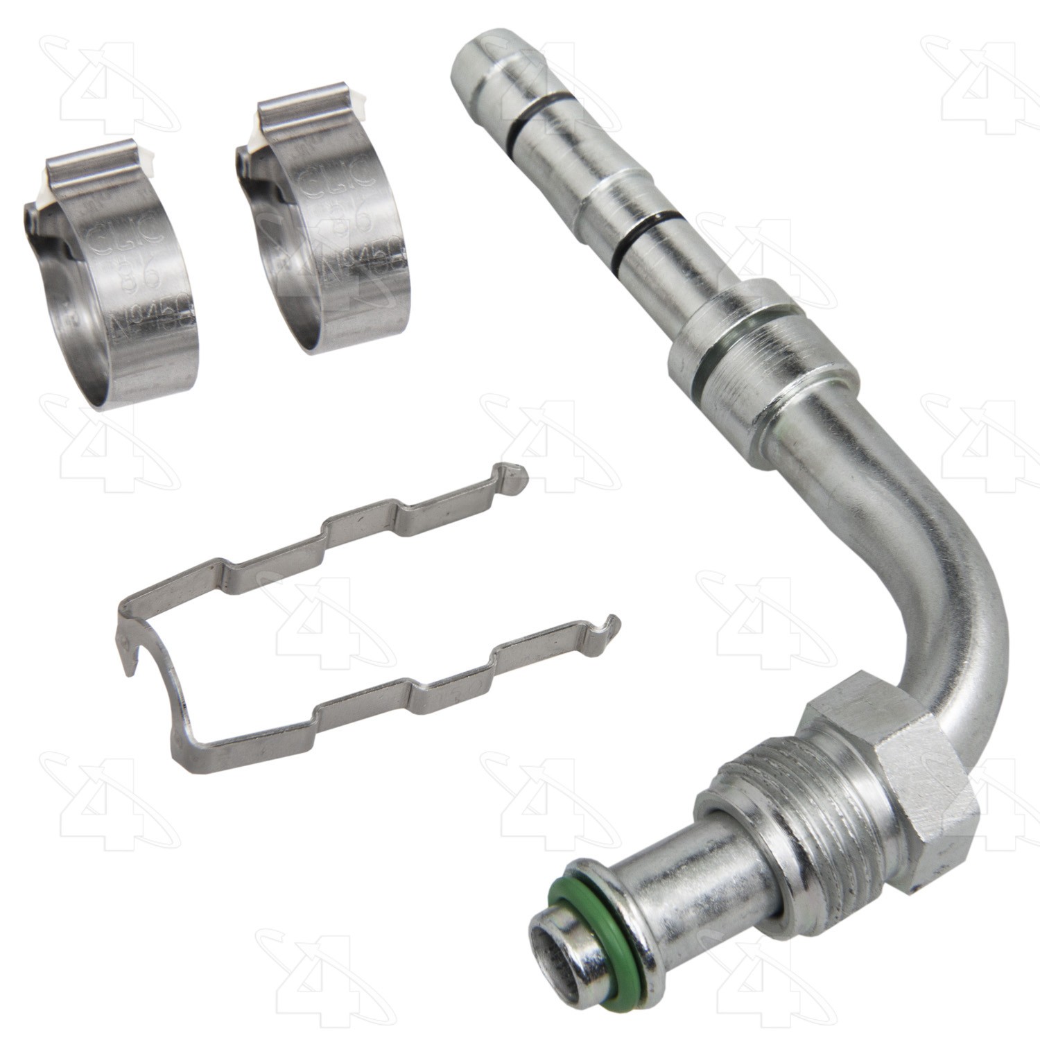 EZ Clip 90 Degree Male O-Ring Hose Repair Fitting Kit