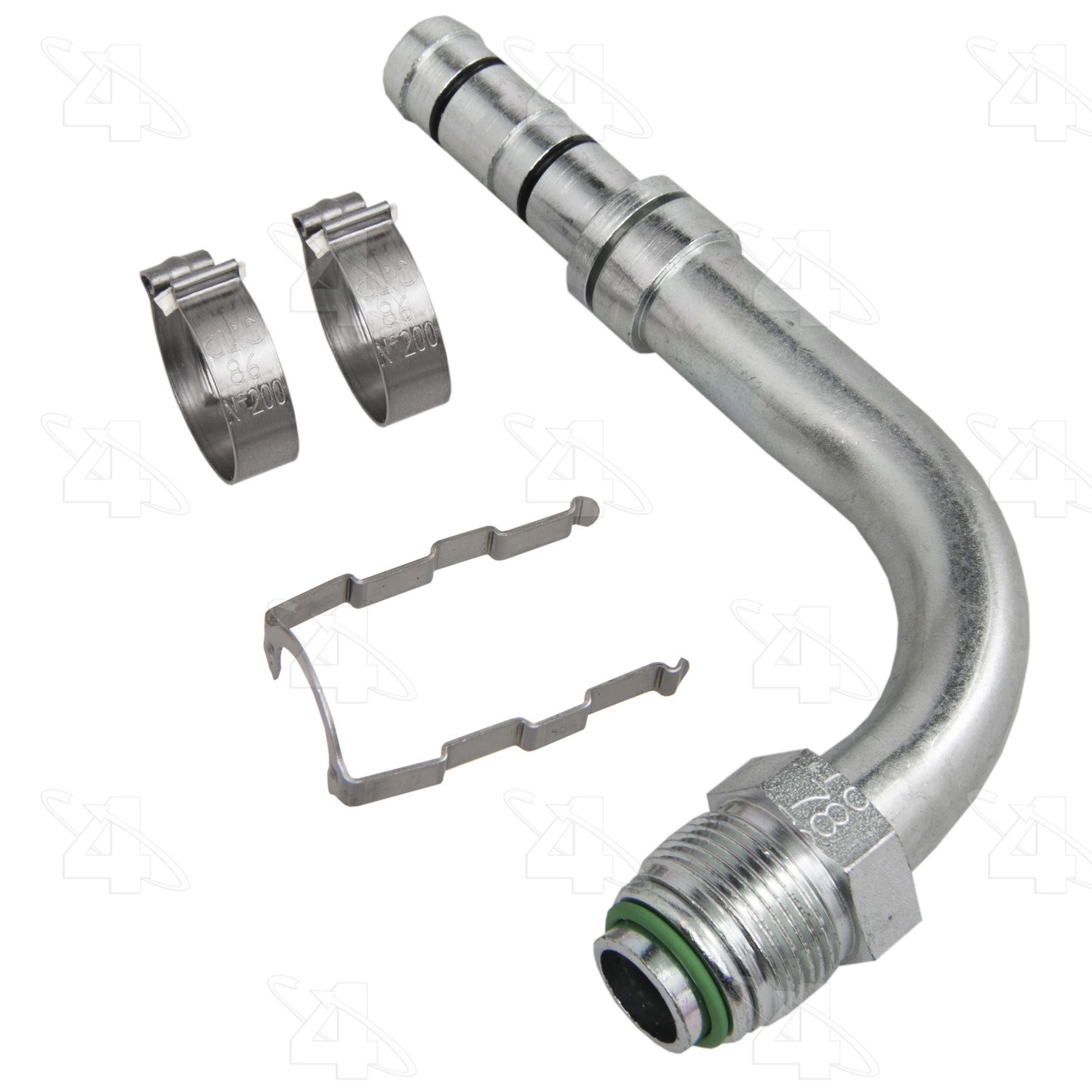 EZ Clip 90 Degree Male O-Ring Hose Repair Fitting Kit