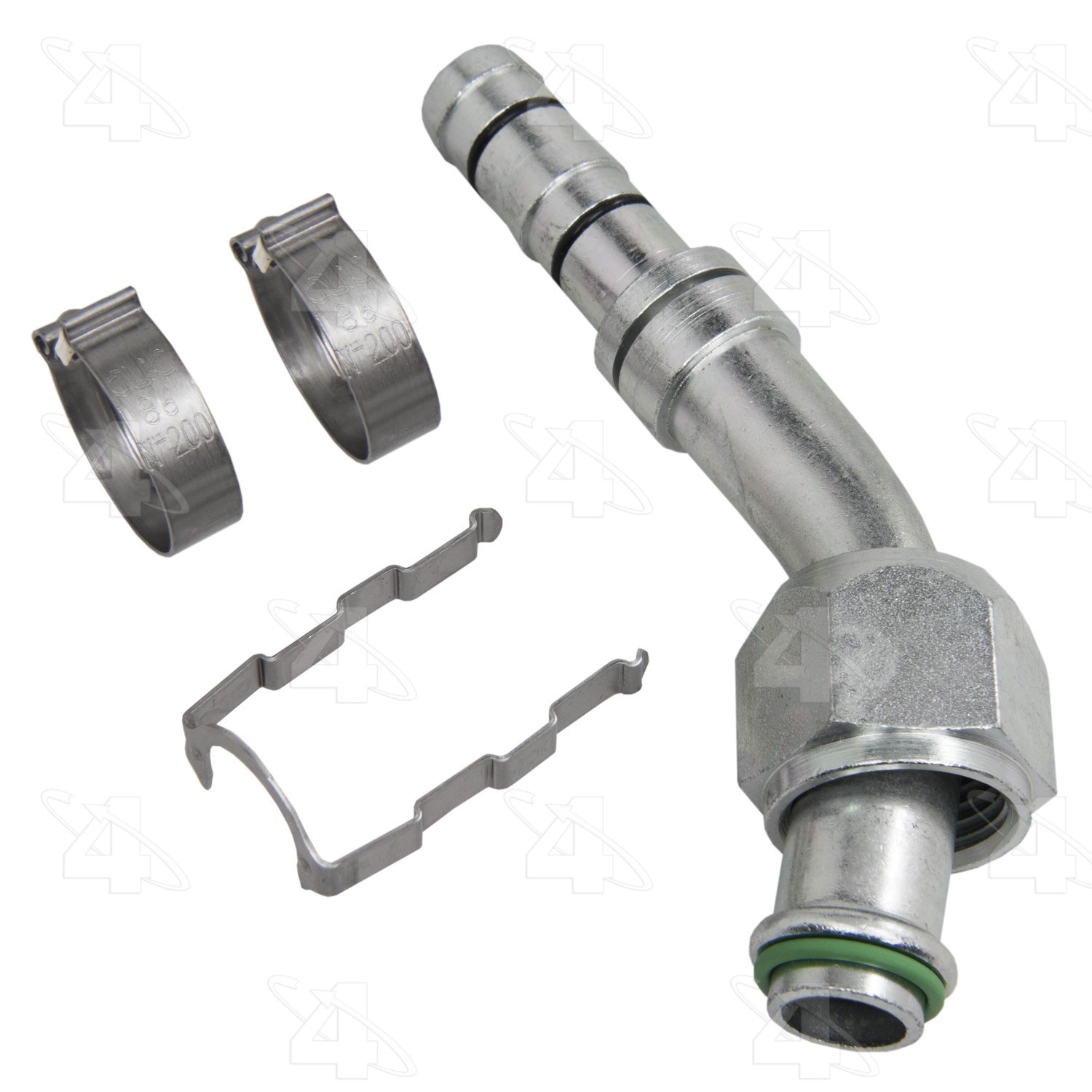 EZ Clip 45 Degree Female O-Ring Hose Repair Fitting Kit